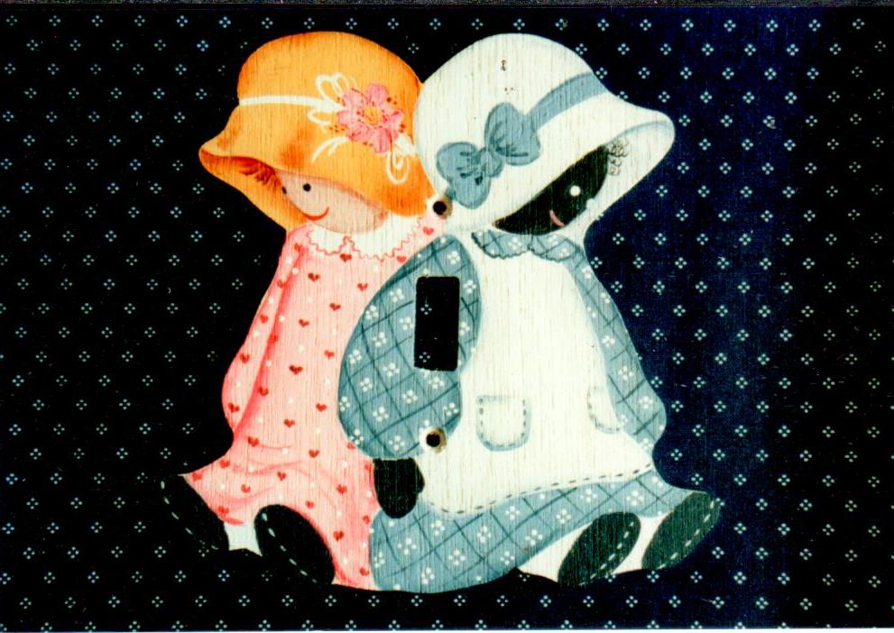 Dolls Light Switch Cover from Pattern Post - Marilyn Kriegshauser and Sandy Decker