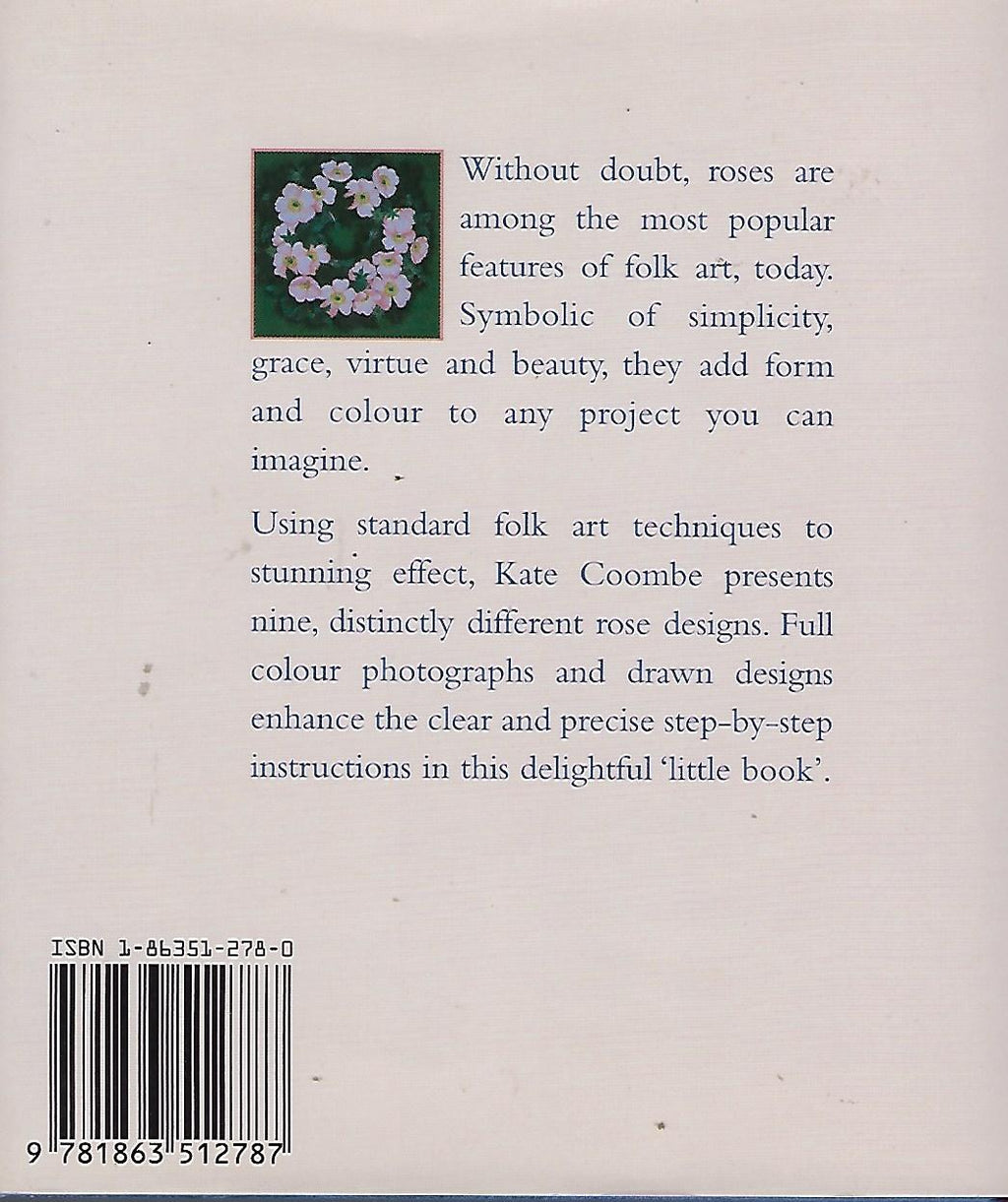 Little Book of Folk Art Roses - Kate Coombe