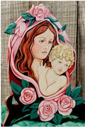 Madonna and Child with Roses - Janette Bullman