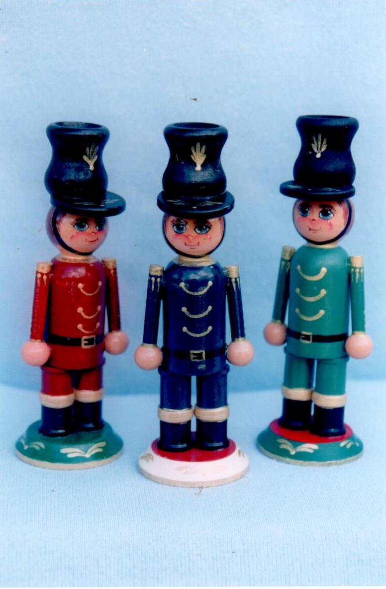 Mini Soldiers Candlesticks - TLC Designs
