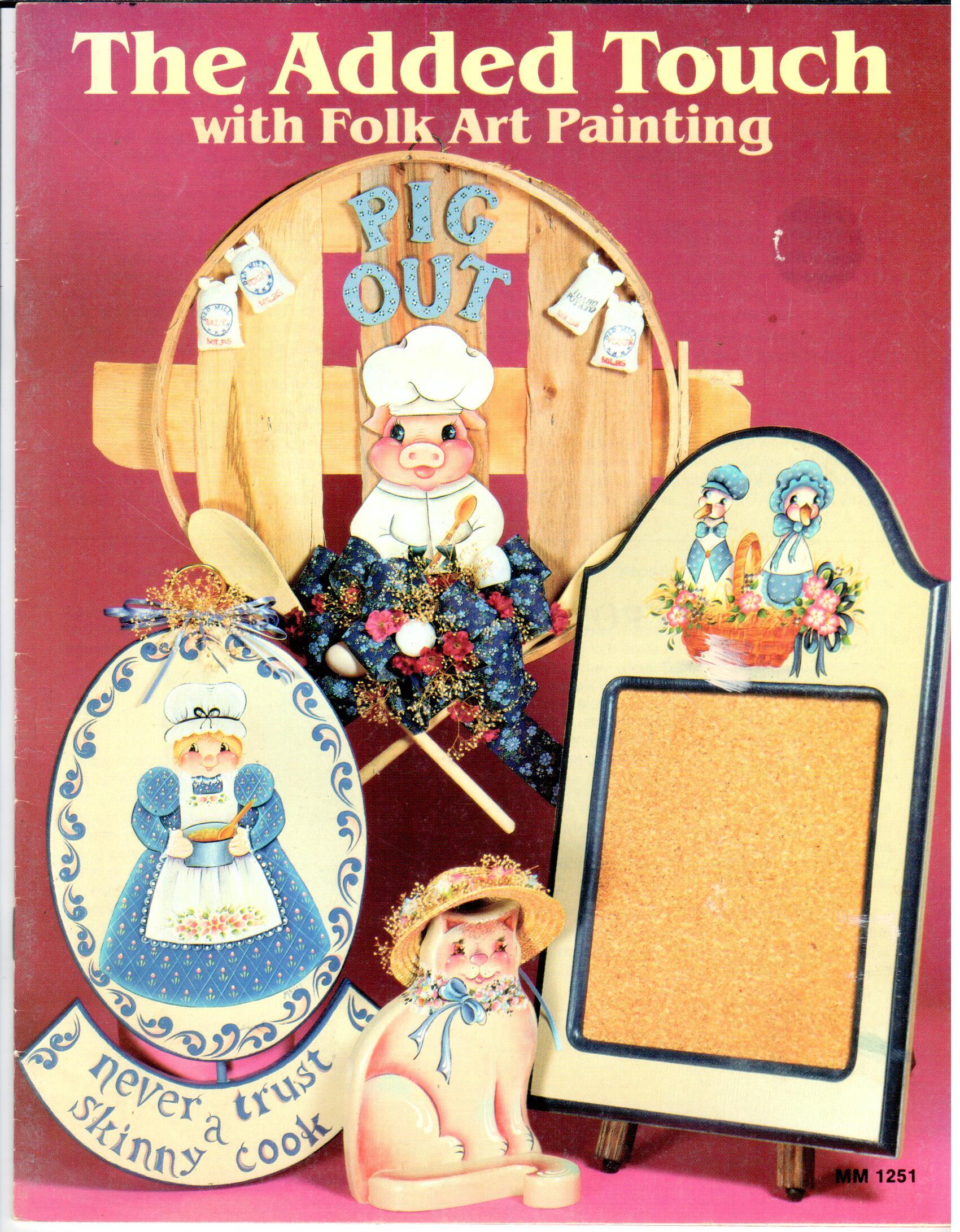 CLEARANCE: The Added Touch with Folk Art Painting - Judy Mitchell