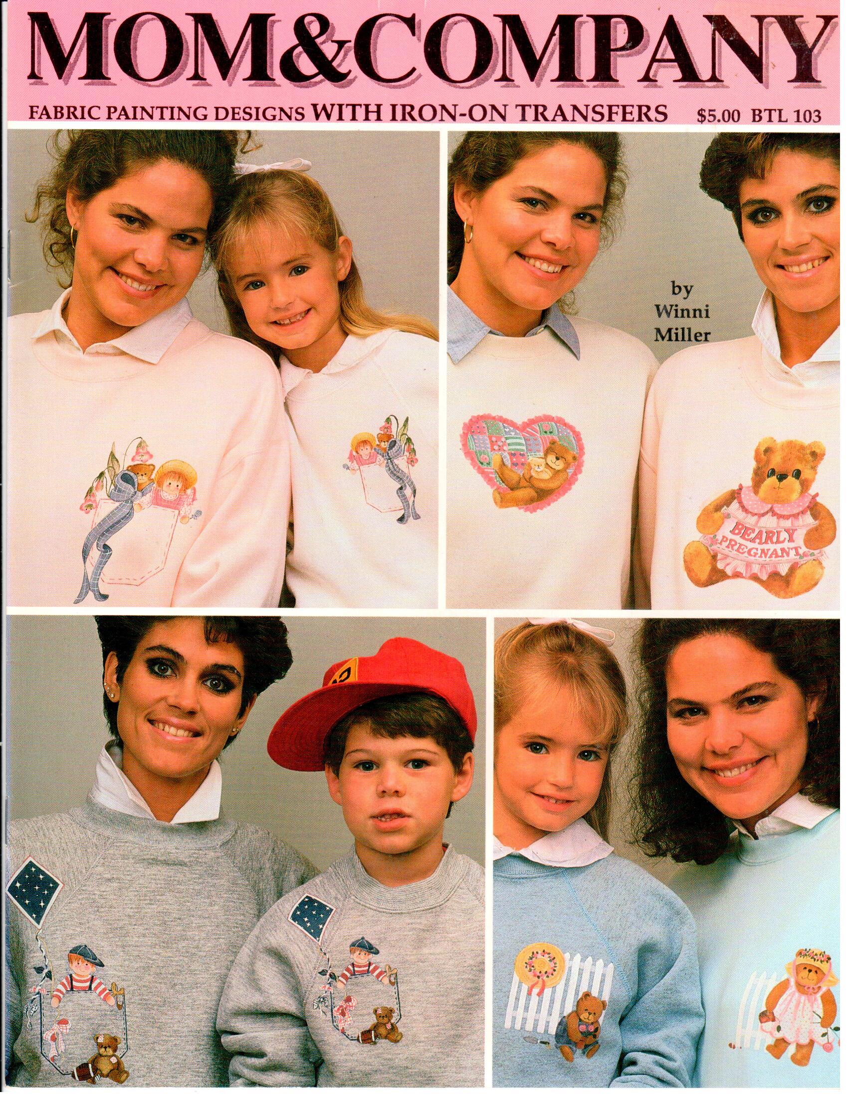 CLEARANCE: Mom & Company Book 1 - Iron-On Transfers - Winni Miller