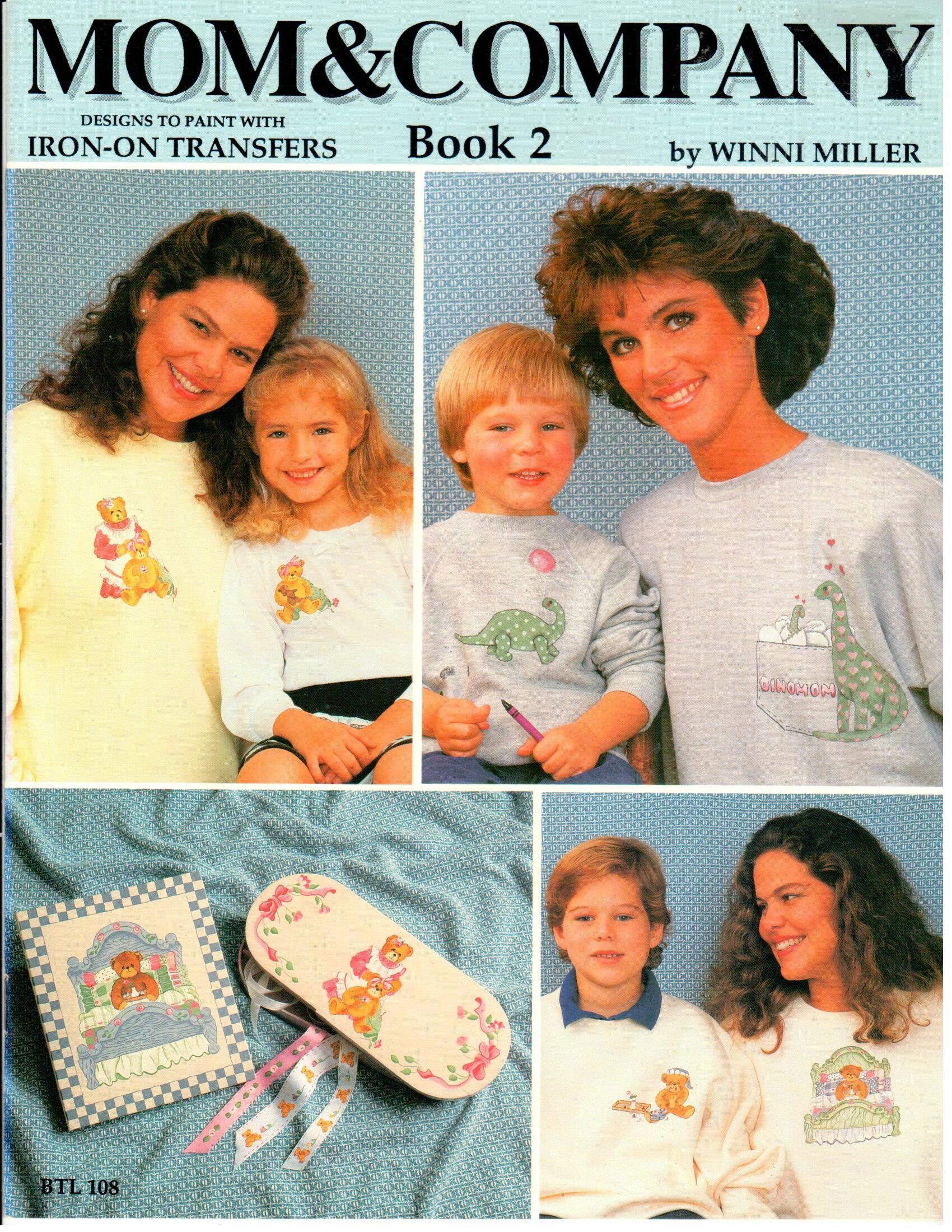 CLEARANCE: Mom & Company Book 2 - Iron-On Transfers - Winni Miller