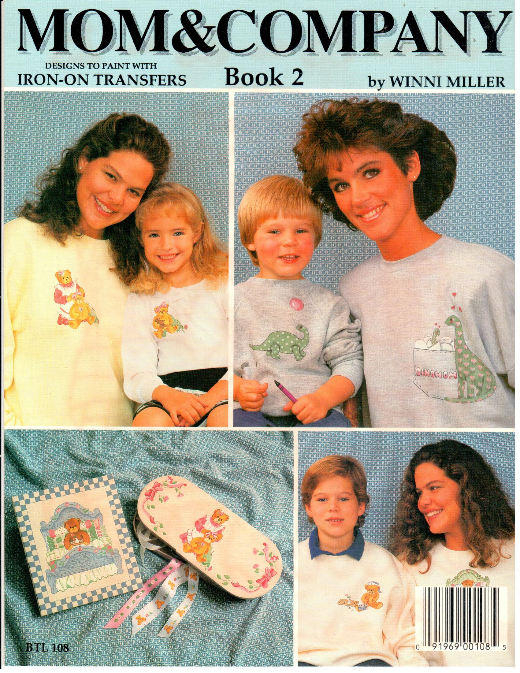CLEARANCE: Mom & Company Book 2 - Iron-On Transfers - Winni Miller