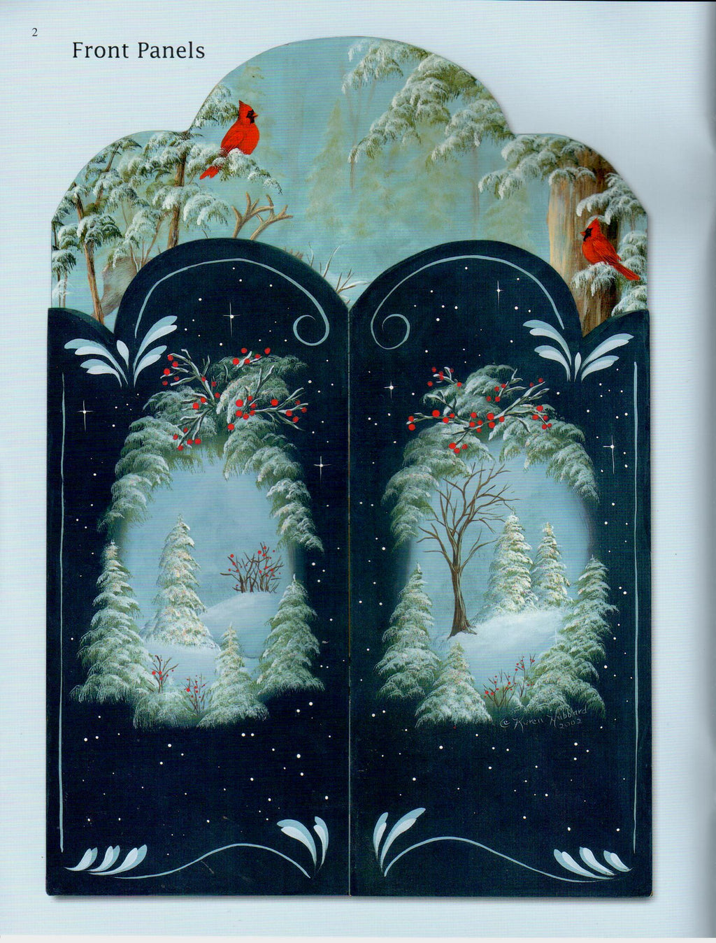 Nature's Wonders Woodland Santa and Friends - Karen Hubbard - OOP