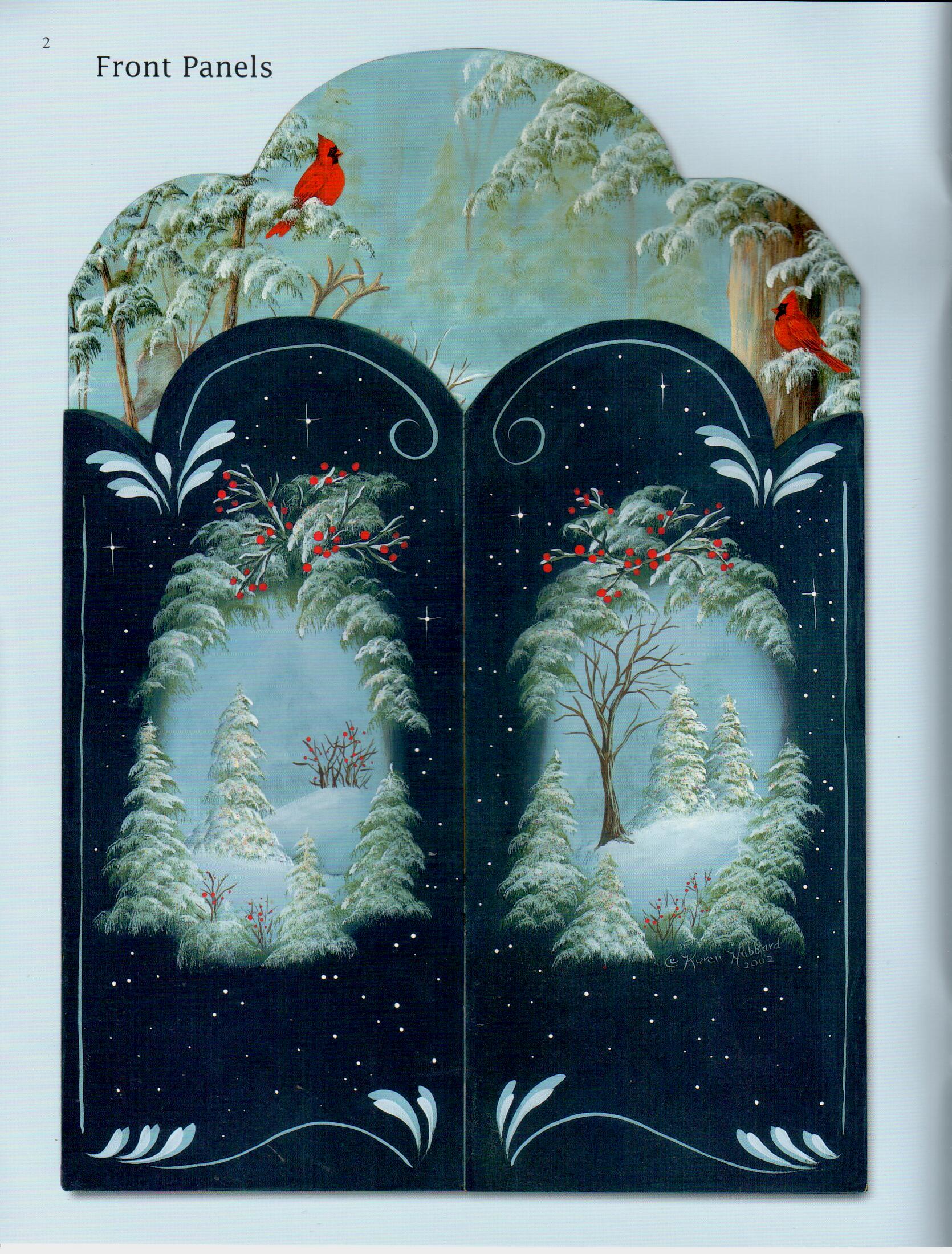 Nature's Wonders Woodland Santa and Friends - Karen Hubbard - OOP