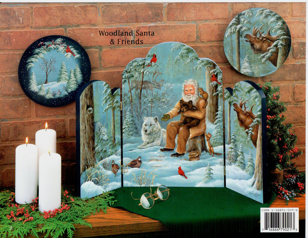 Nature's Wonders Woodland Santa and Friends - Karen Hubbard - OOP