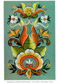 Traditional Norwegian Rosemaling Rogaland Set B - Pat Virch