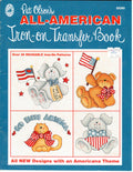 CLEARANCE: Pat Olson's All-American Iron-On Transfer Book - Pat Olson