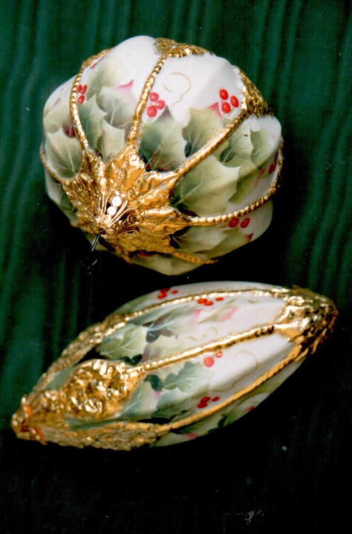 Ornate Balls and Holly Ornaments from Classical Expressions - Carol-Lee Cisco