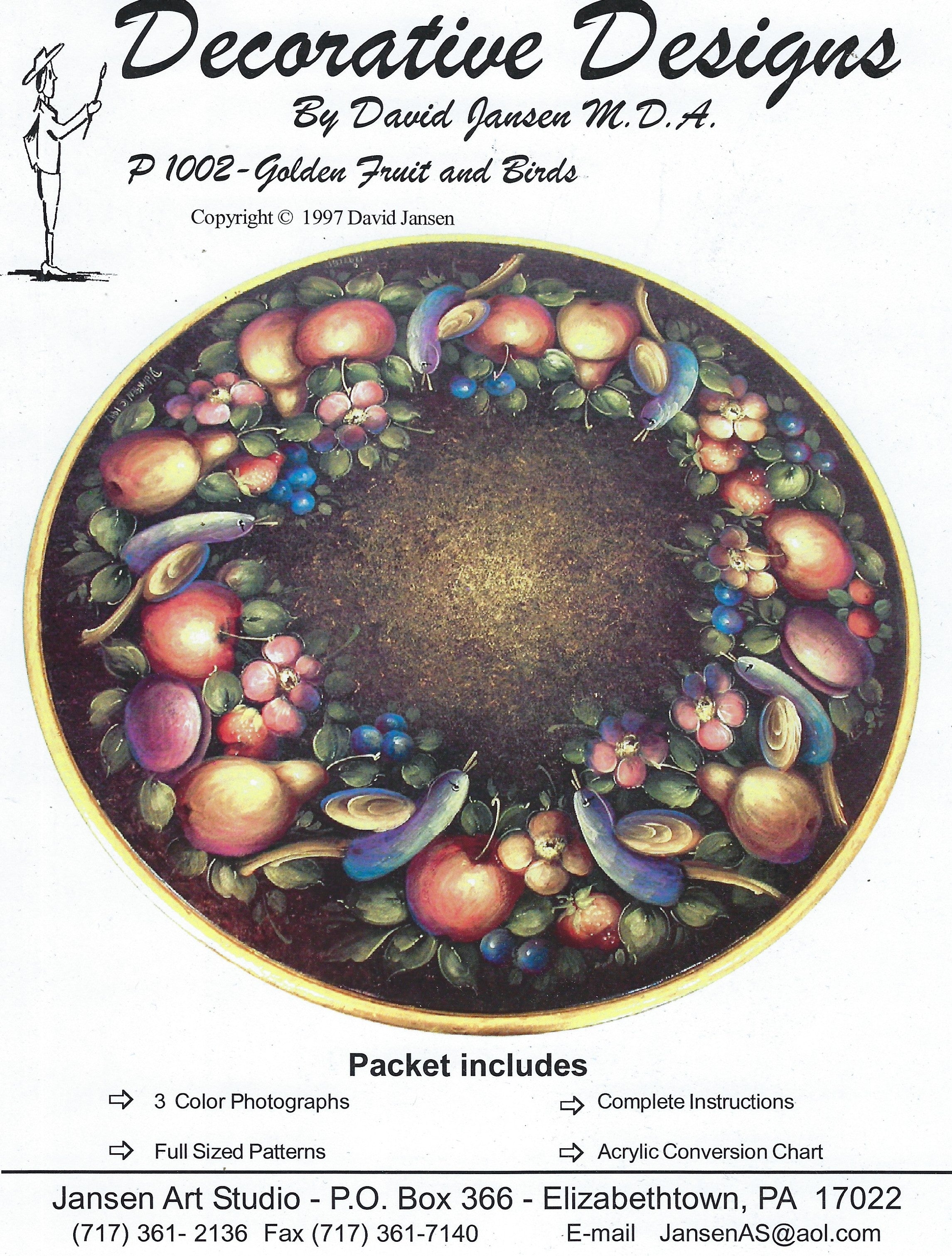 Golden Fruit and Birds (P1002) - David Jansen