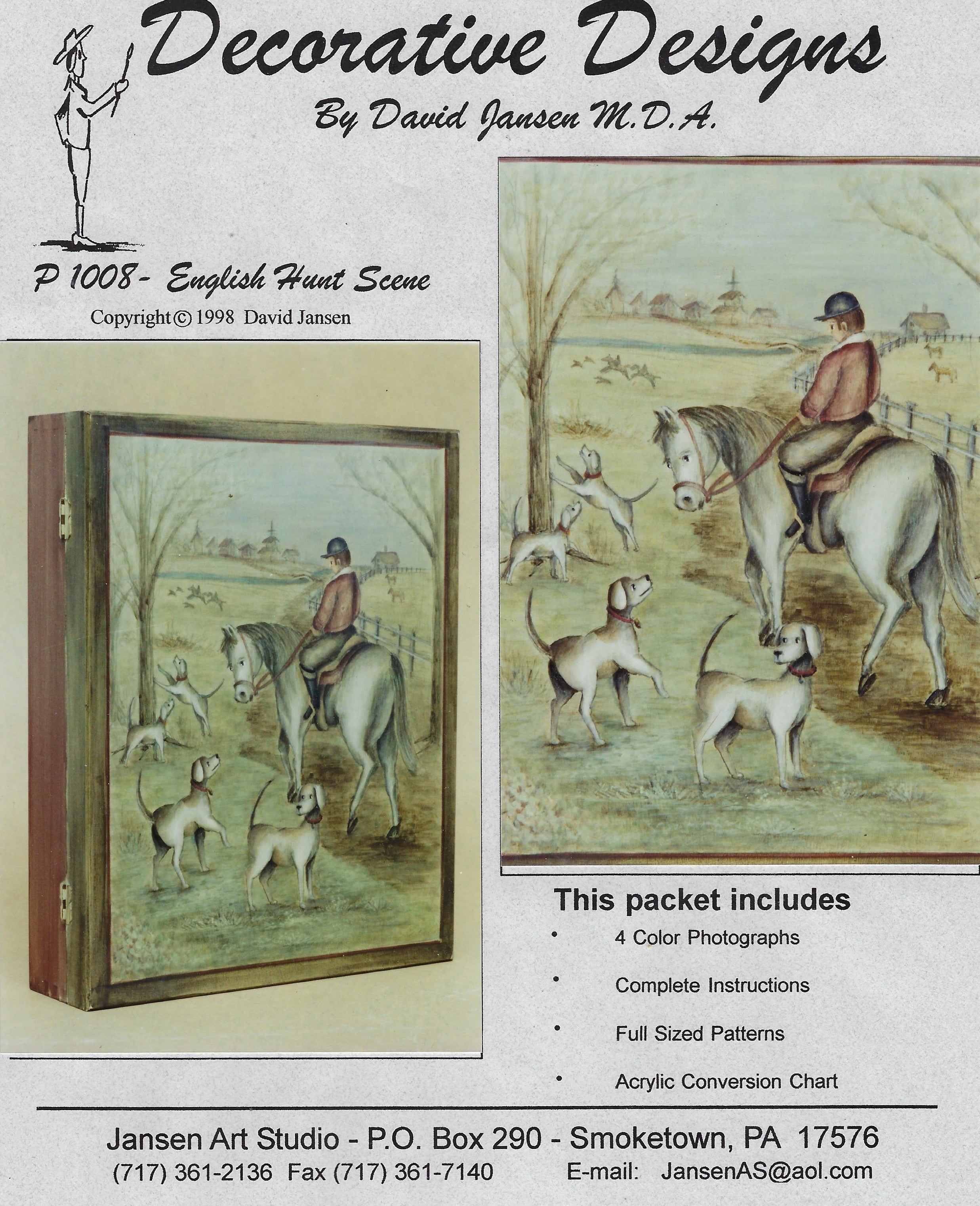 English Hunt Scene (P1008) - David Jansen