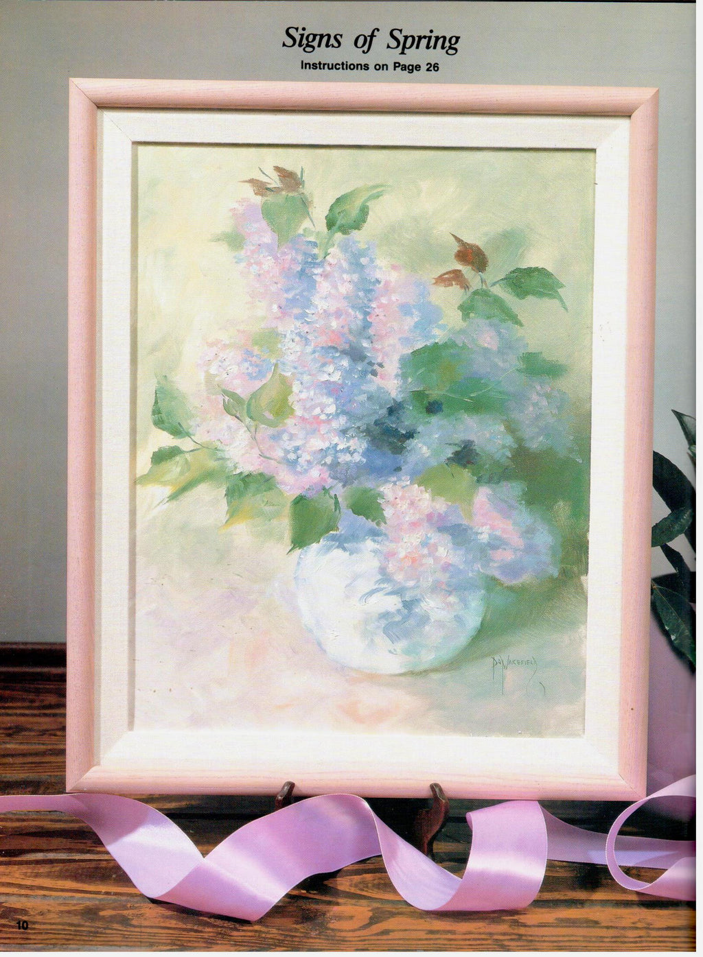 Paint A Garden Bouquet - Pat Wakefield - OOP