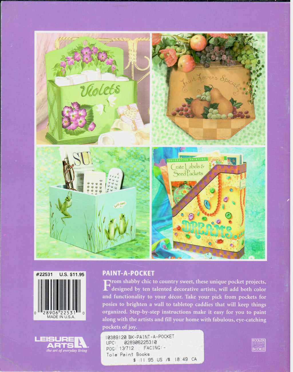 Paint-A-Pocket - Leisure Arts
