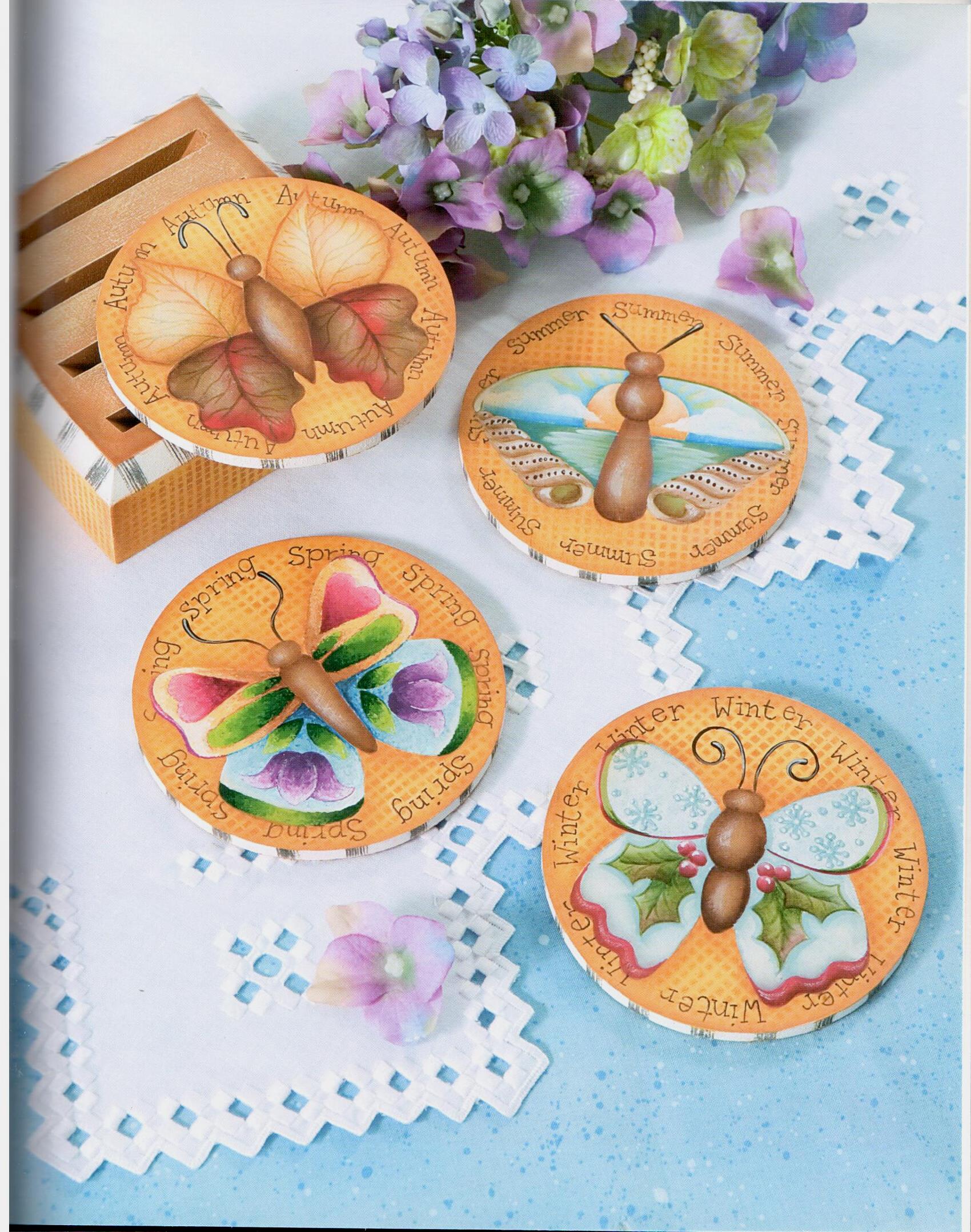 Painted Butterflies - Leisure Arts