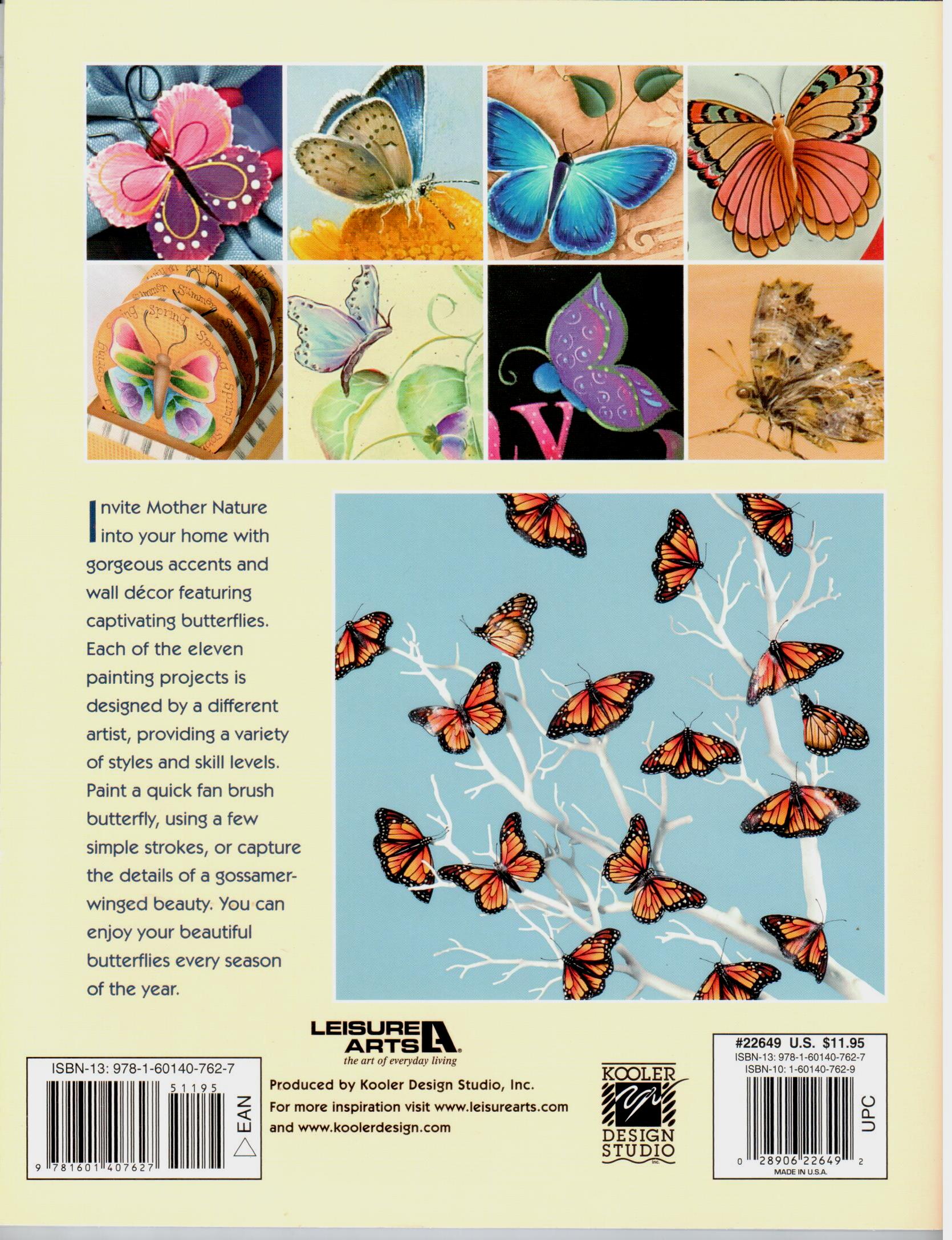Painted Butterflies - Leisure Arts