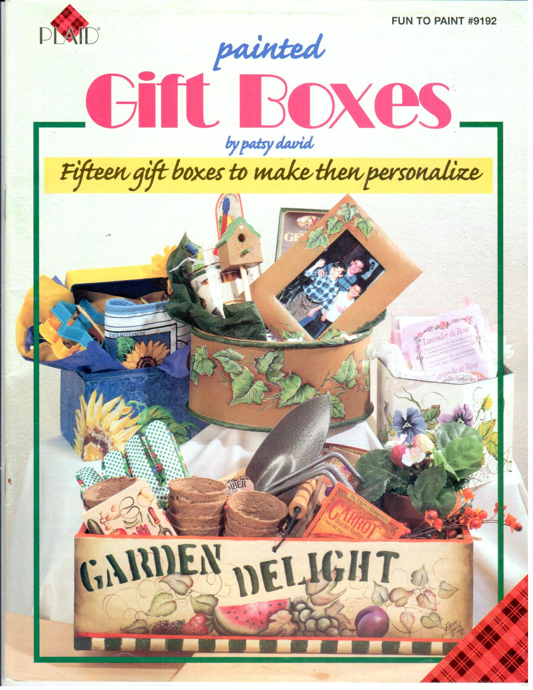 CLEARANCE: Painted Gift Boxes - Patsy David