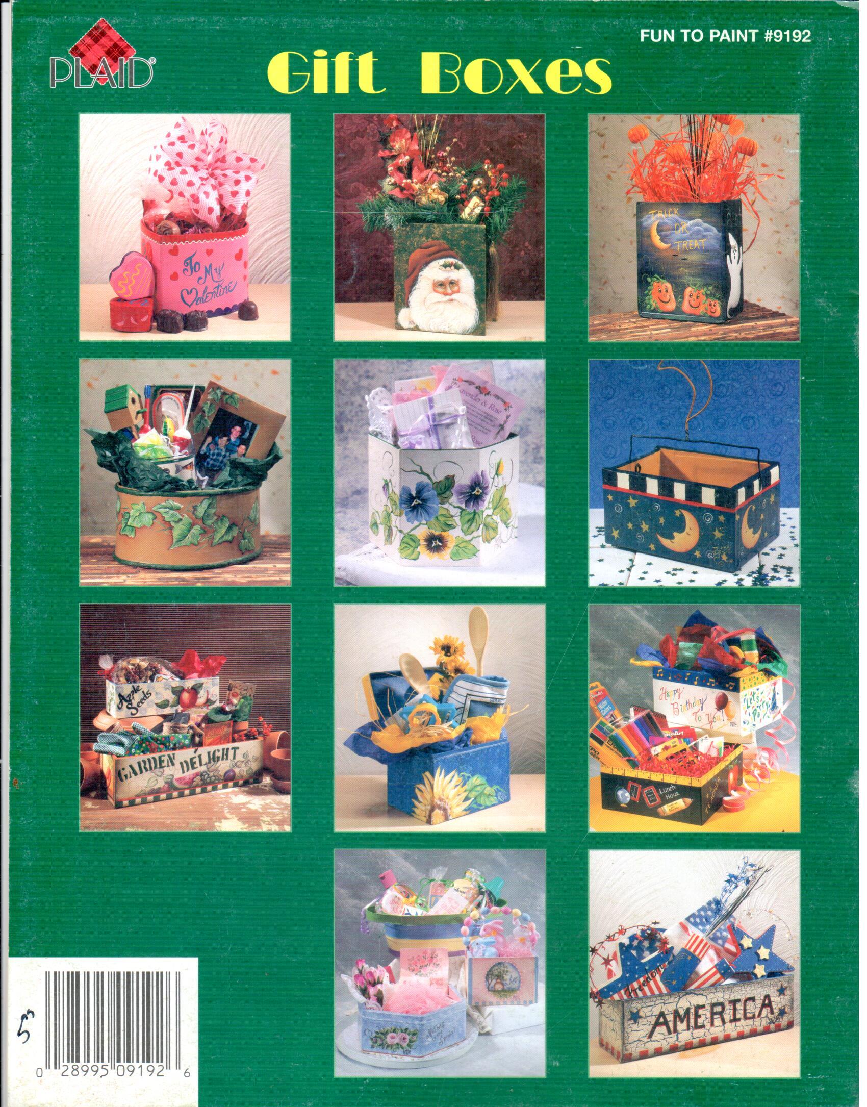 CLEARANCE: Painted Gift Boxes - Patsy David