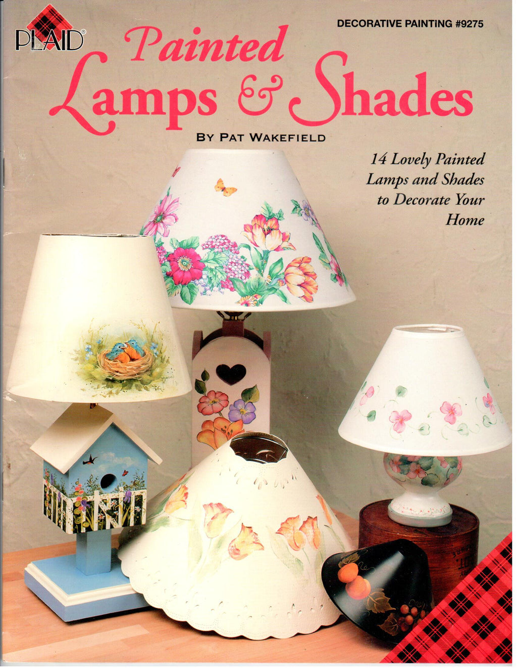 CLEARANCE: Painted Lamps & Shades - Pat Wakefield