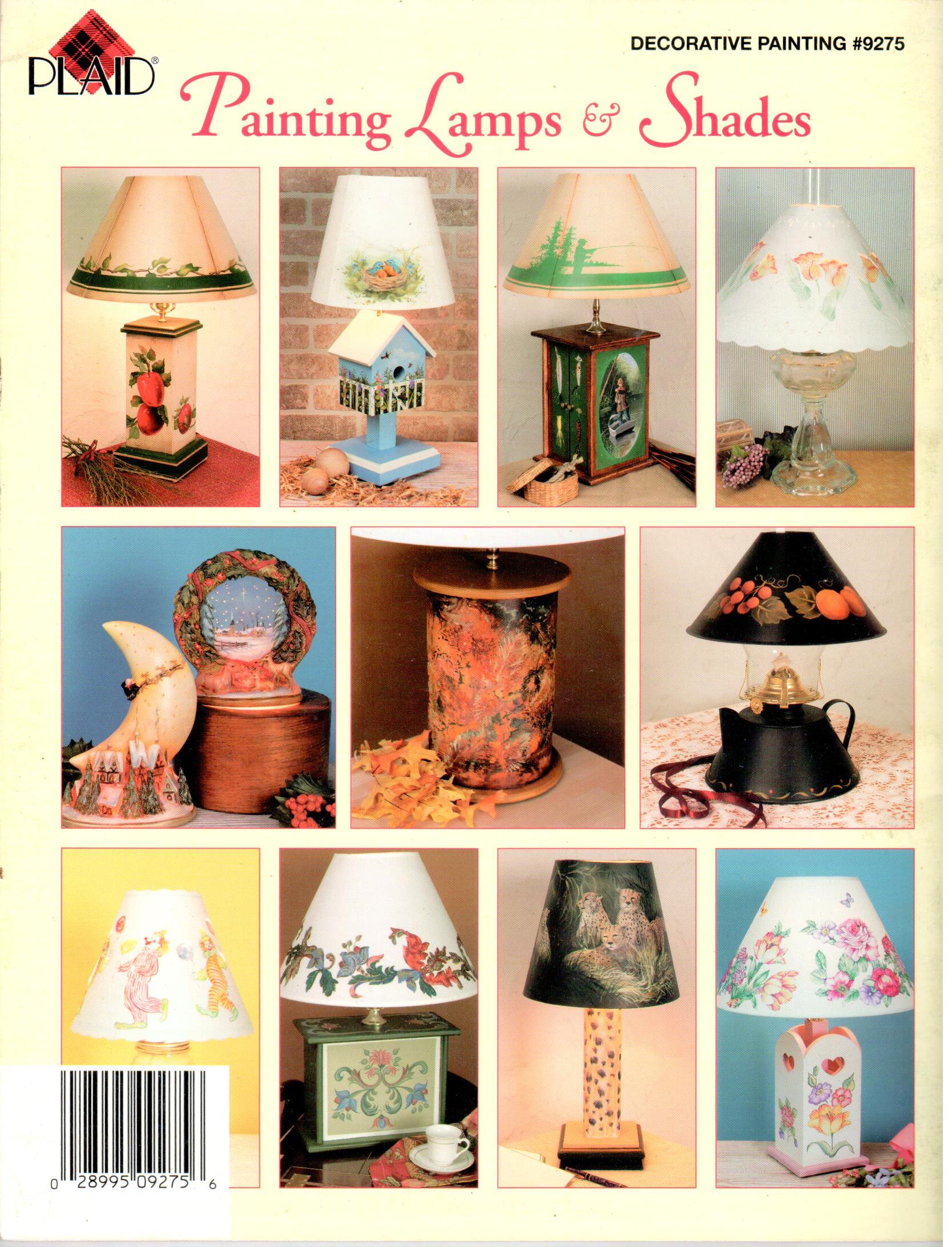 CLEARANCE: Painted Lamps & Shades - Pat Wakefield