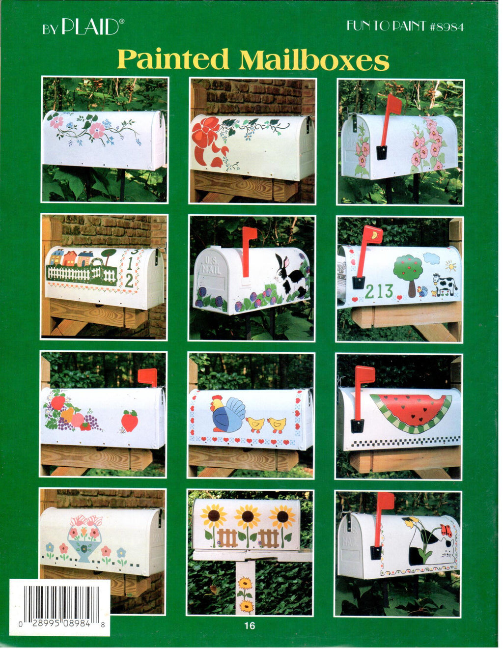 Painted Mailboxes - Vickie Adams Brown - OOP