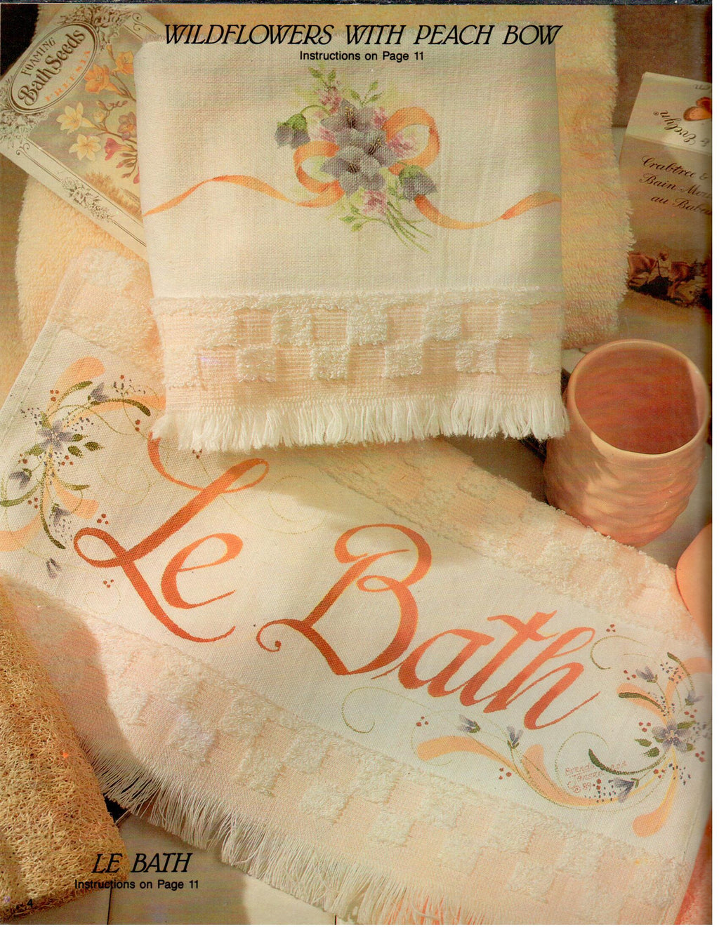 Painted & Pretty Hand Towels - Brenda Jansen - OOP