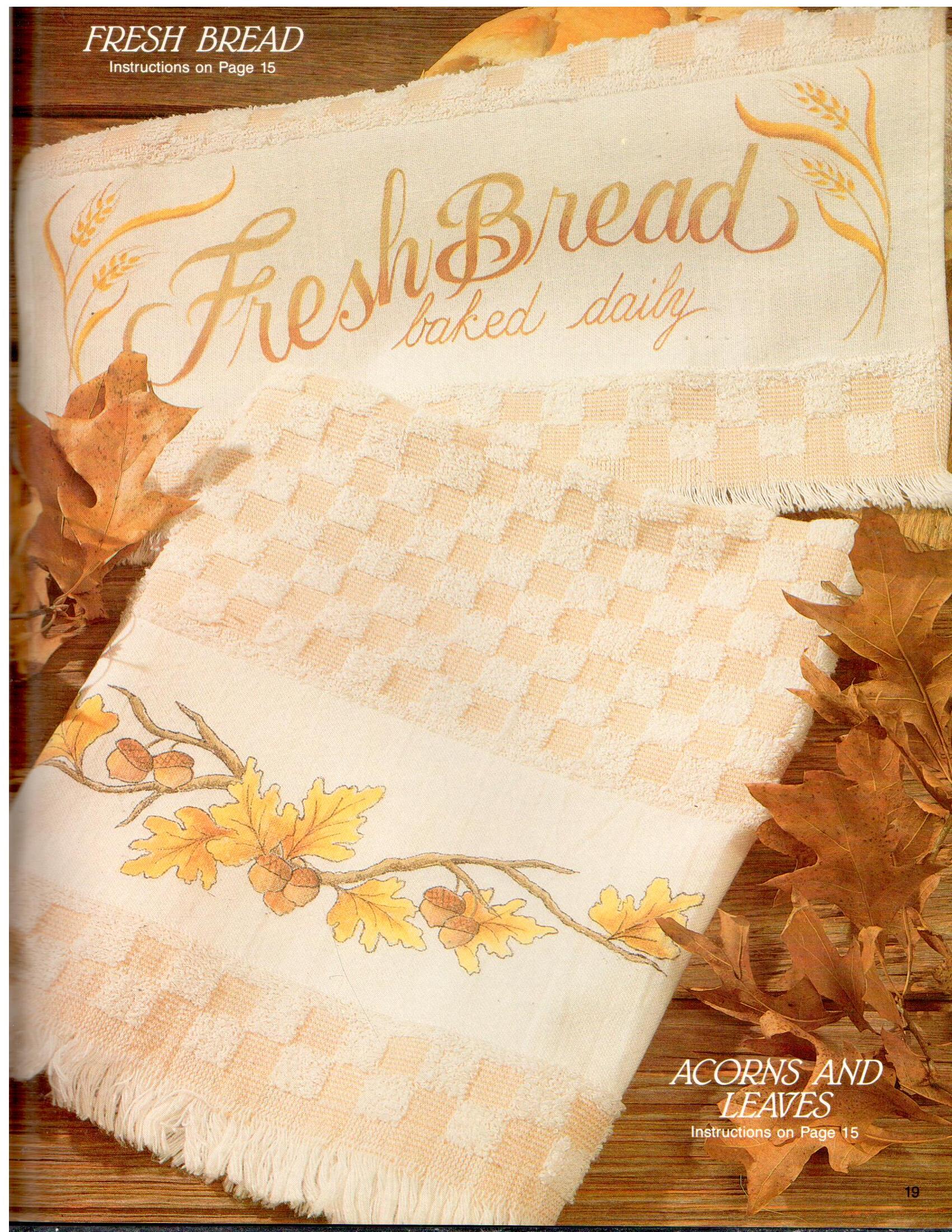 Painted & Pretty Hand Towels - Brenda Jansen - OOP