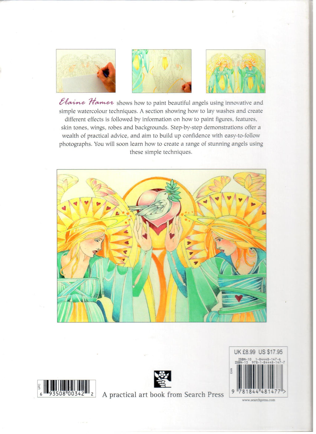 CLEARANCE: Painting Angels in Watercolour - Elaine Hamer