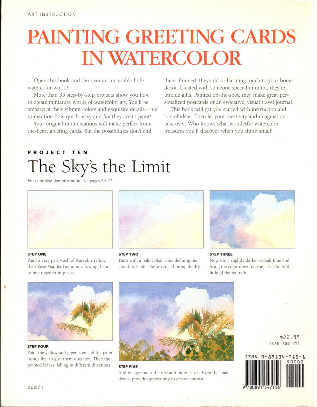 Painting Greeting Cards in Water - Jacqueline Penney
