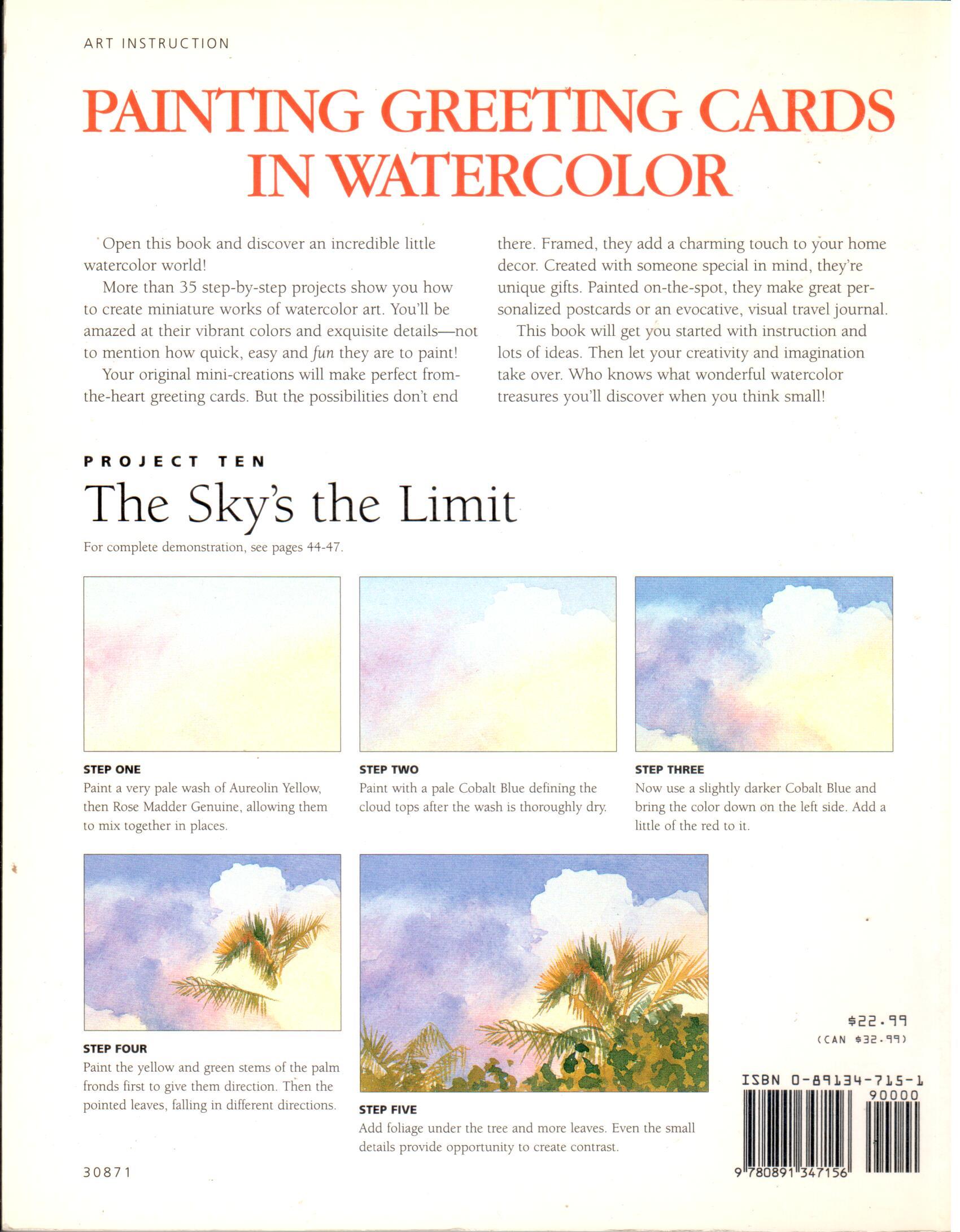Painting Greeting Cards in Water - Jacqueline Penney