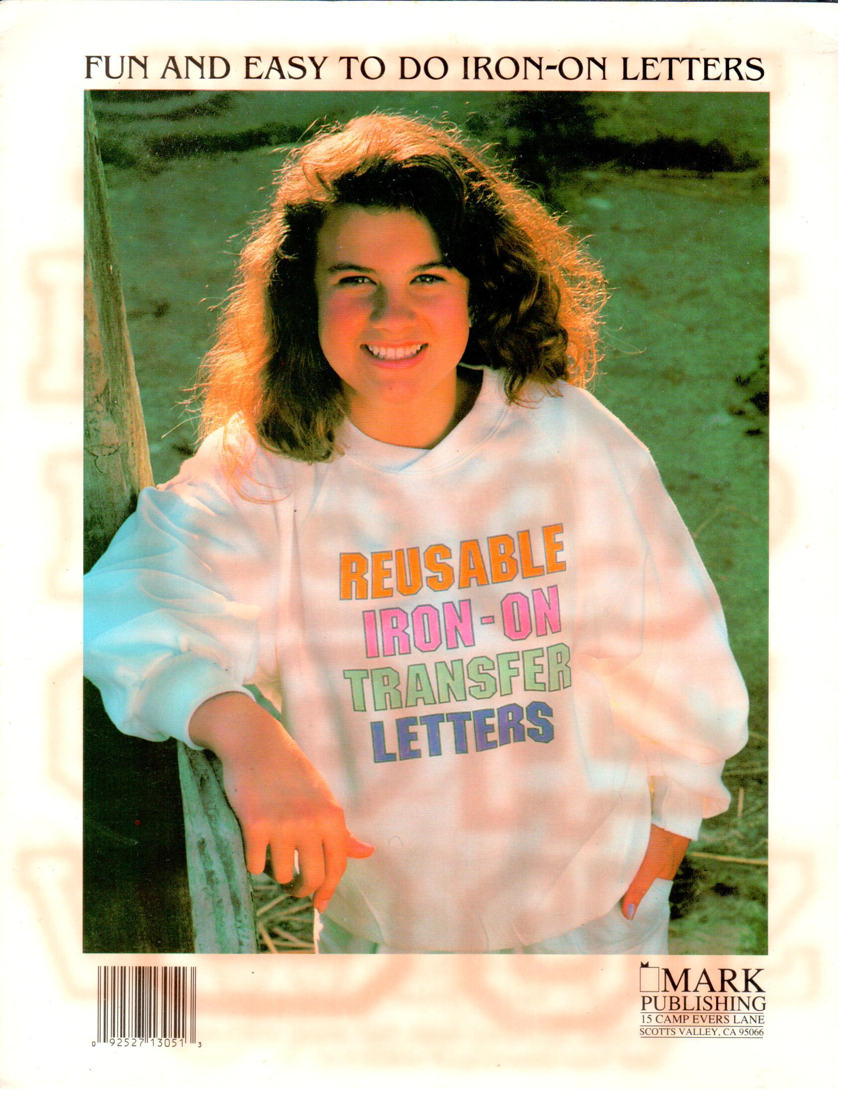 Alphabets Iron On Transfers
