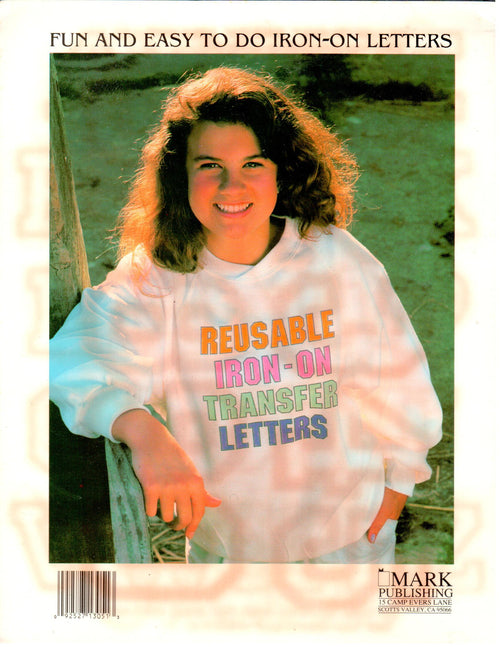 Alphabets Iron On Transfers