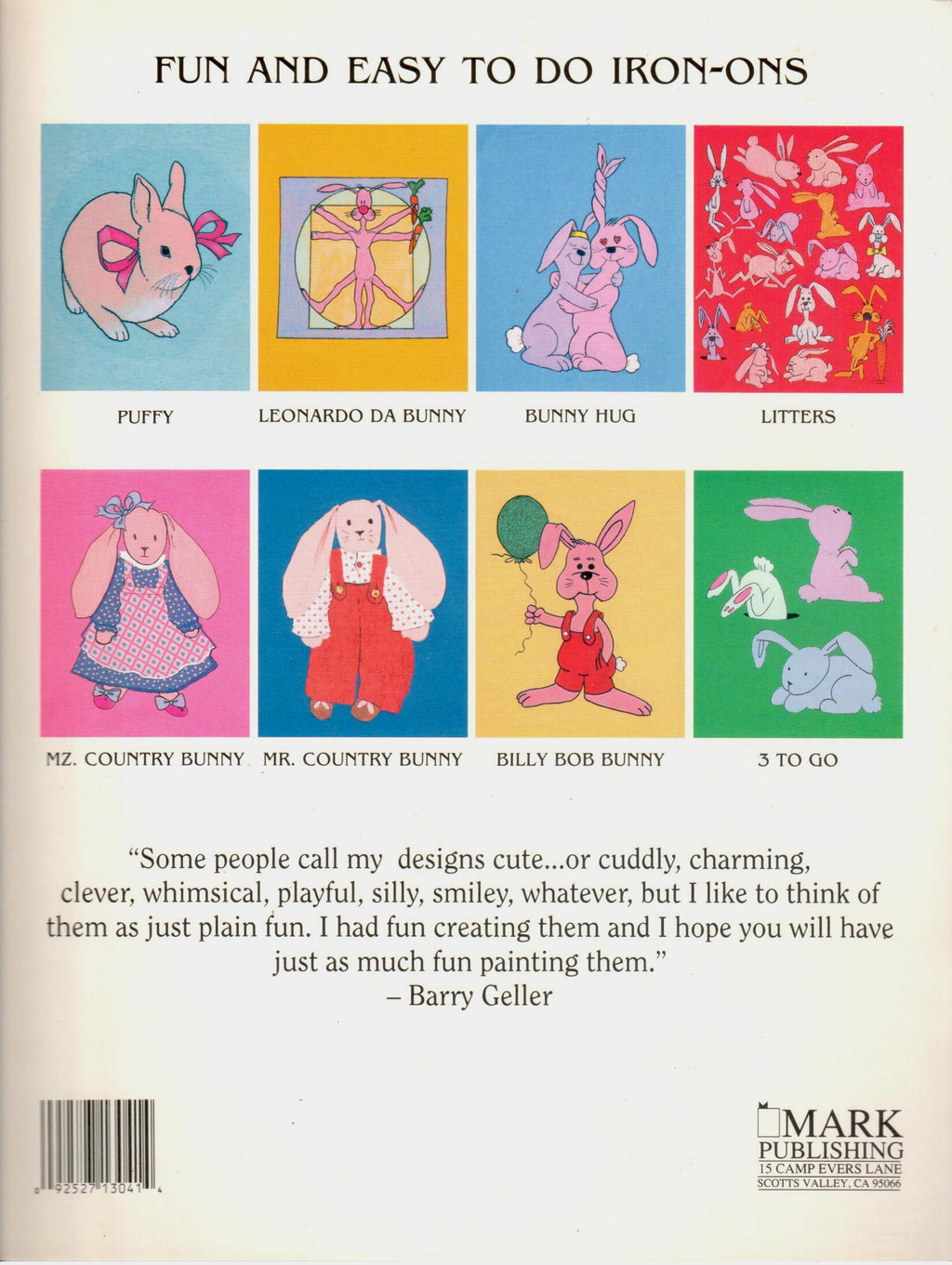 Bunnies Iron On Transfers