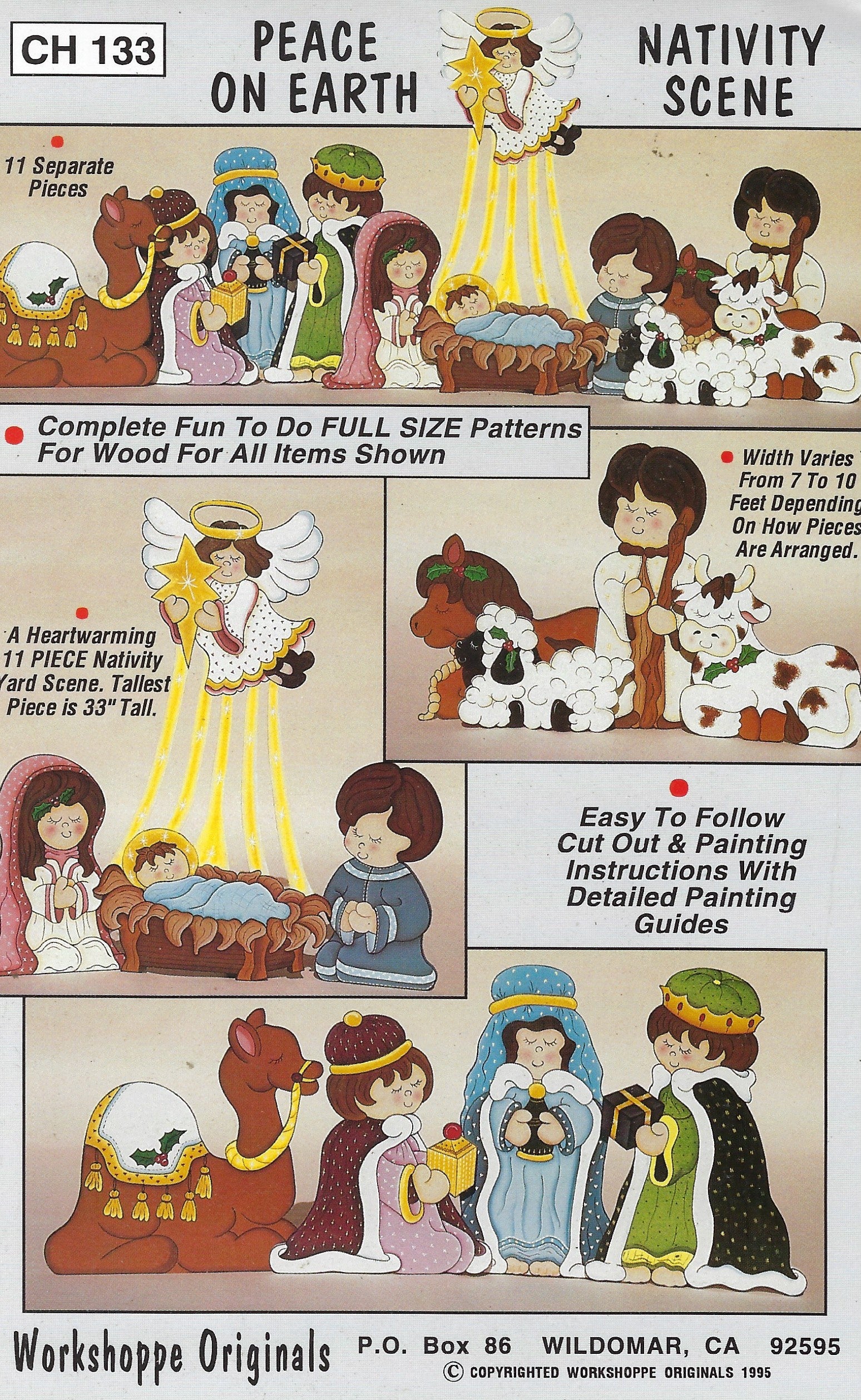 Peace on Earth Nativity Scene - Workshoppe Originals