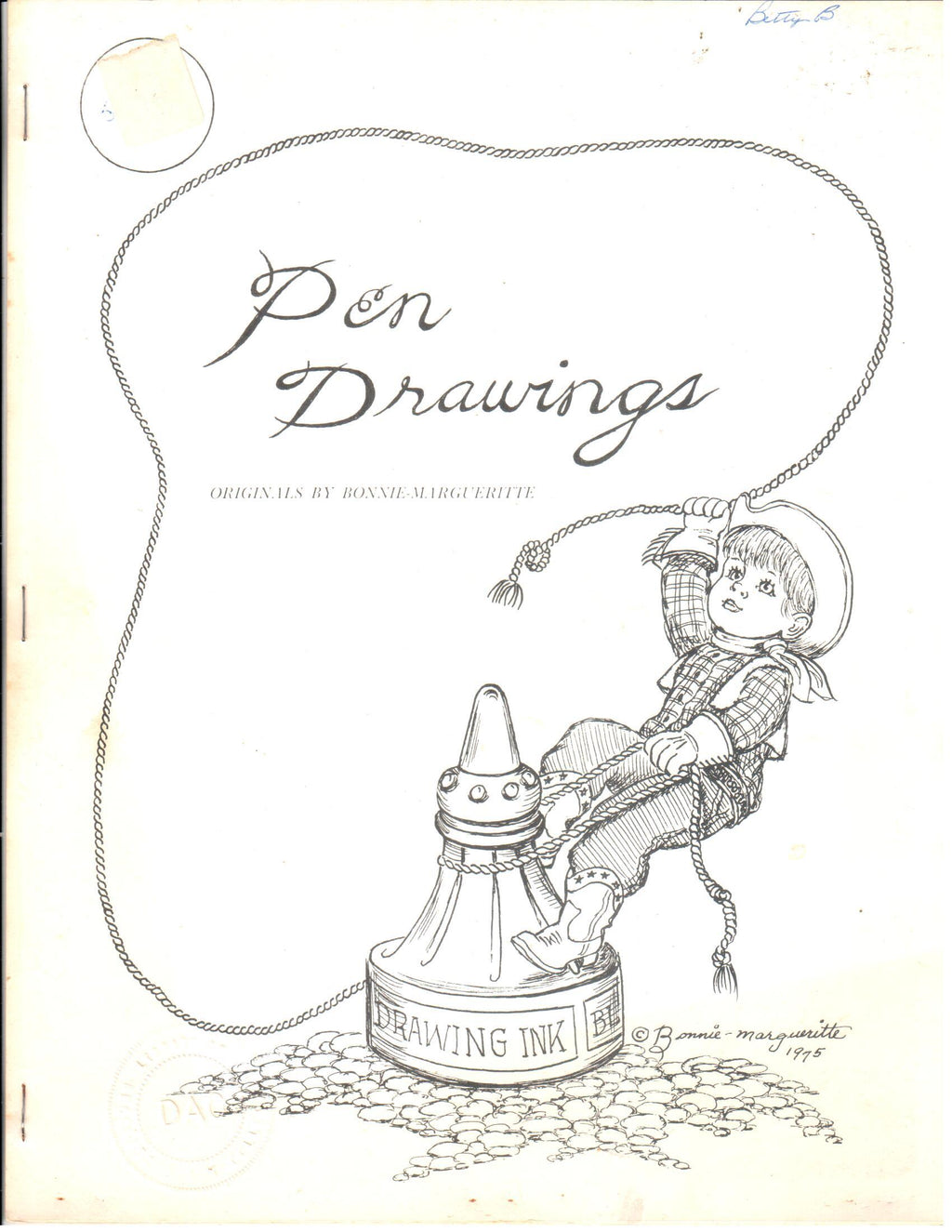 CLEARANCE: Pen Drawings - Bonnie-Margueritte