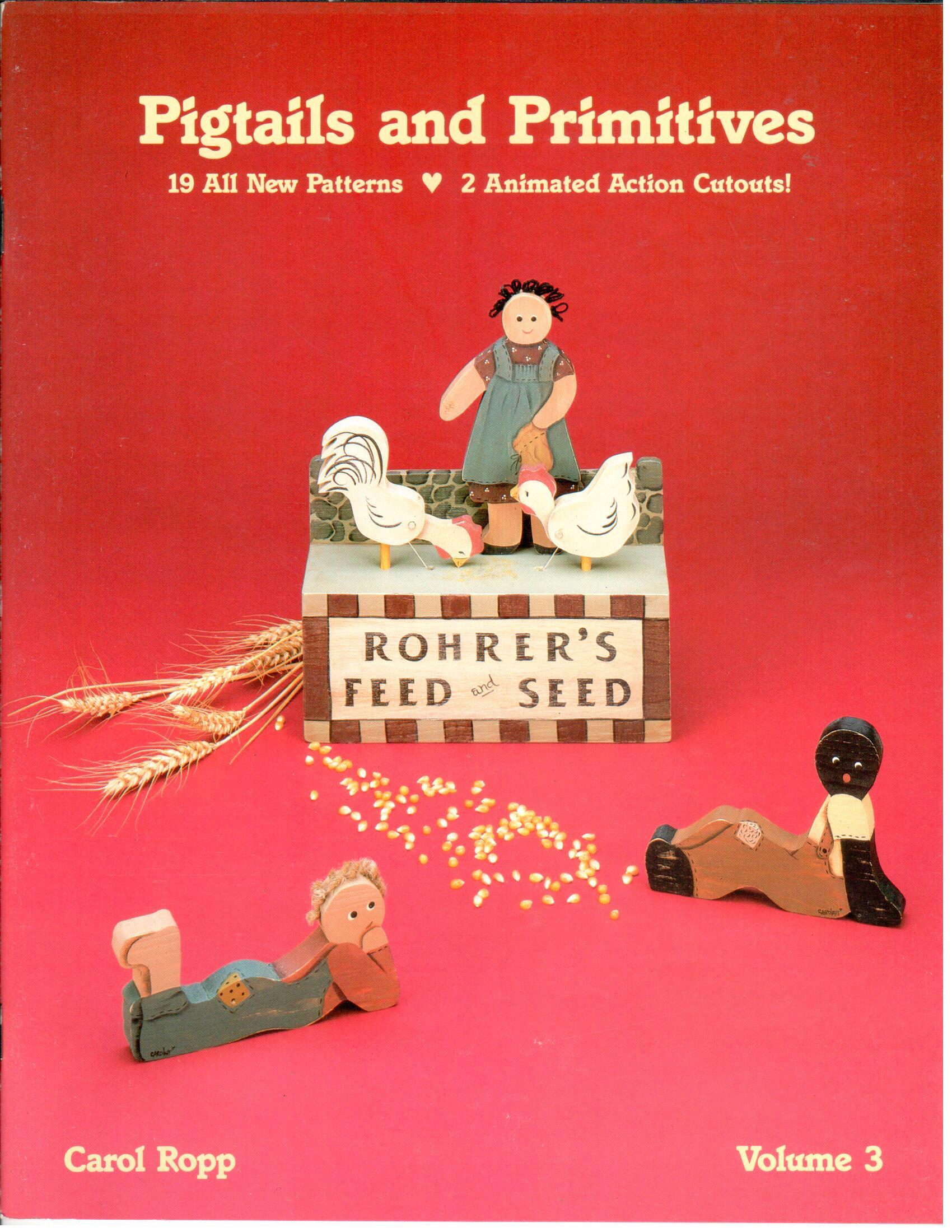 Pigtails and Primitives Vol 3 - Carol Ropp  - OOP