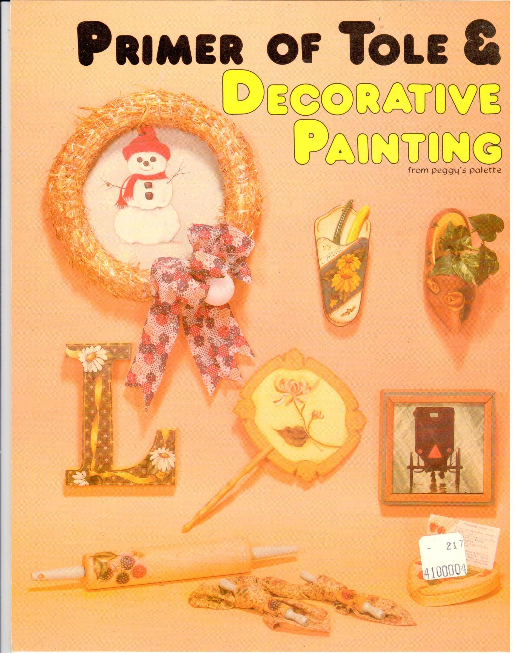 CLEARANCE: Primer of Tole & Decorative Painting - Peggy Caldwell