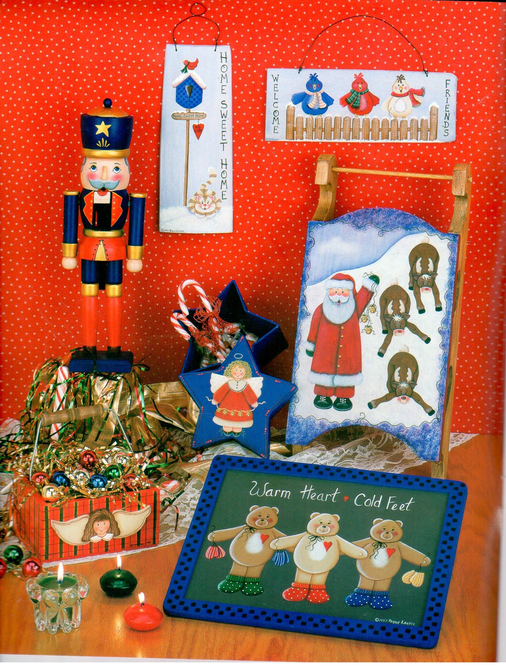 Reindeer Crossing - Peggy Laurie - OOP