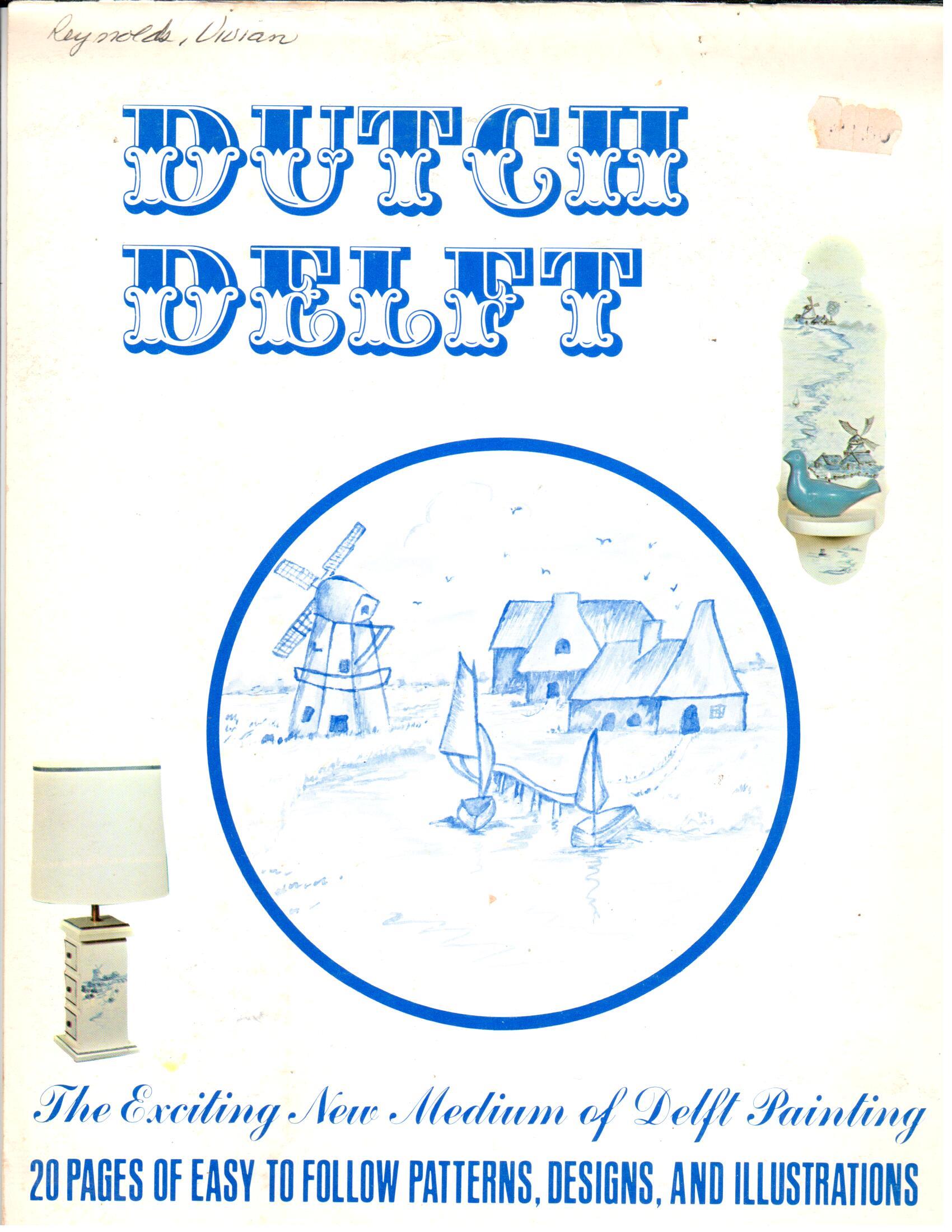 CLEARANCE: Dutch Delft - Vivian Reynolds