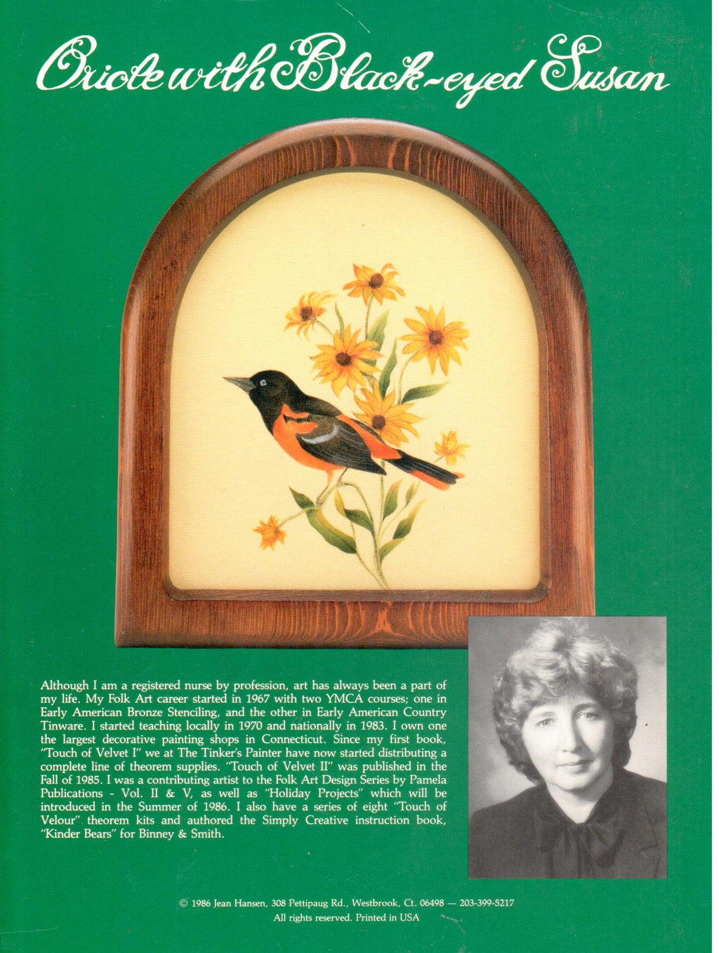 CLEARANCE: Robin with Mountain Laurel & Oriole with Black-Eyed Susan Patterns - Jean Hansen