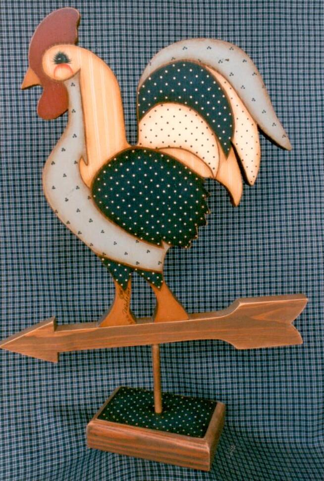 Medley Series Rooster Weather Vane - Micheline Riggio