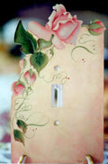 Rose Switchplate - Ann Lalonde