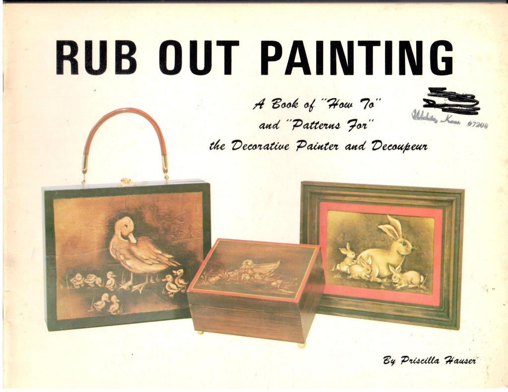 CLEARANCE: Rub Out Painting - Priscilla Hauser