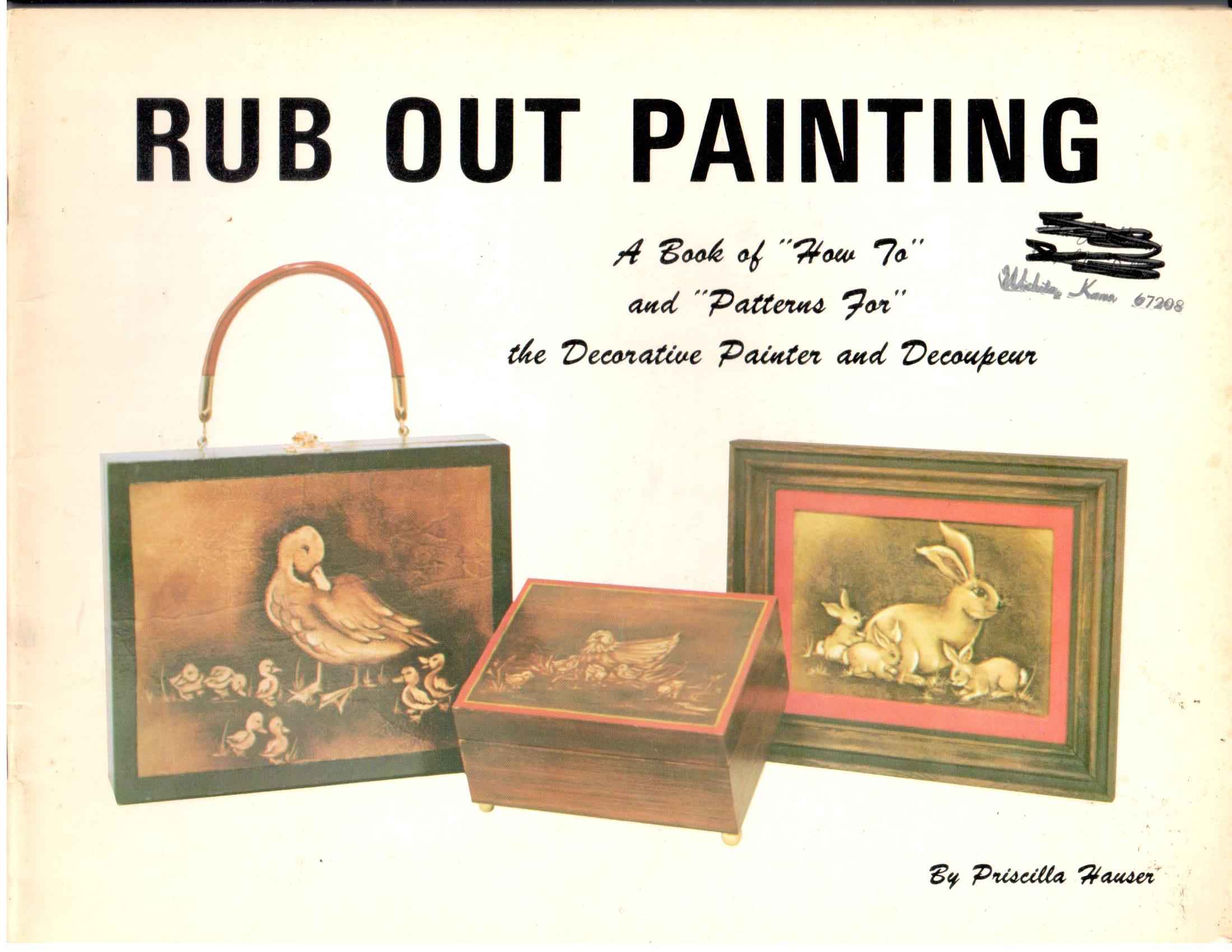 CLEARANCE: Rub Out Painting - Priscilla Hauser