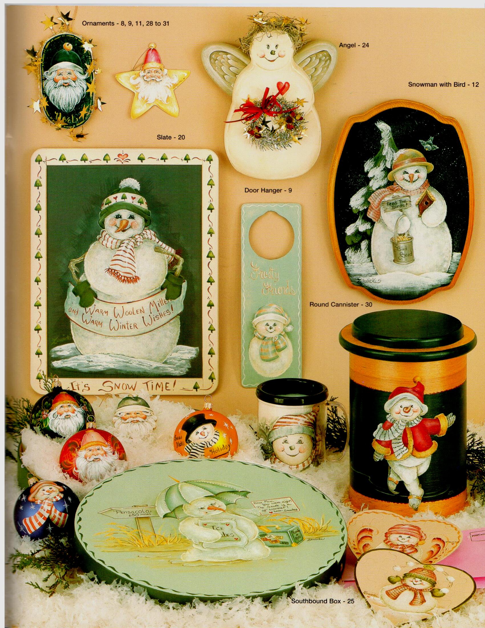 Santa Loves Snowmen - Jean Zawicki - OOP