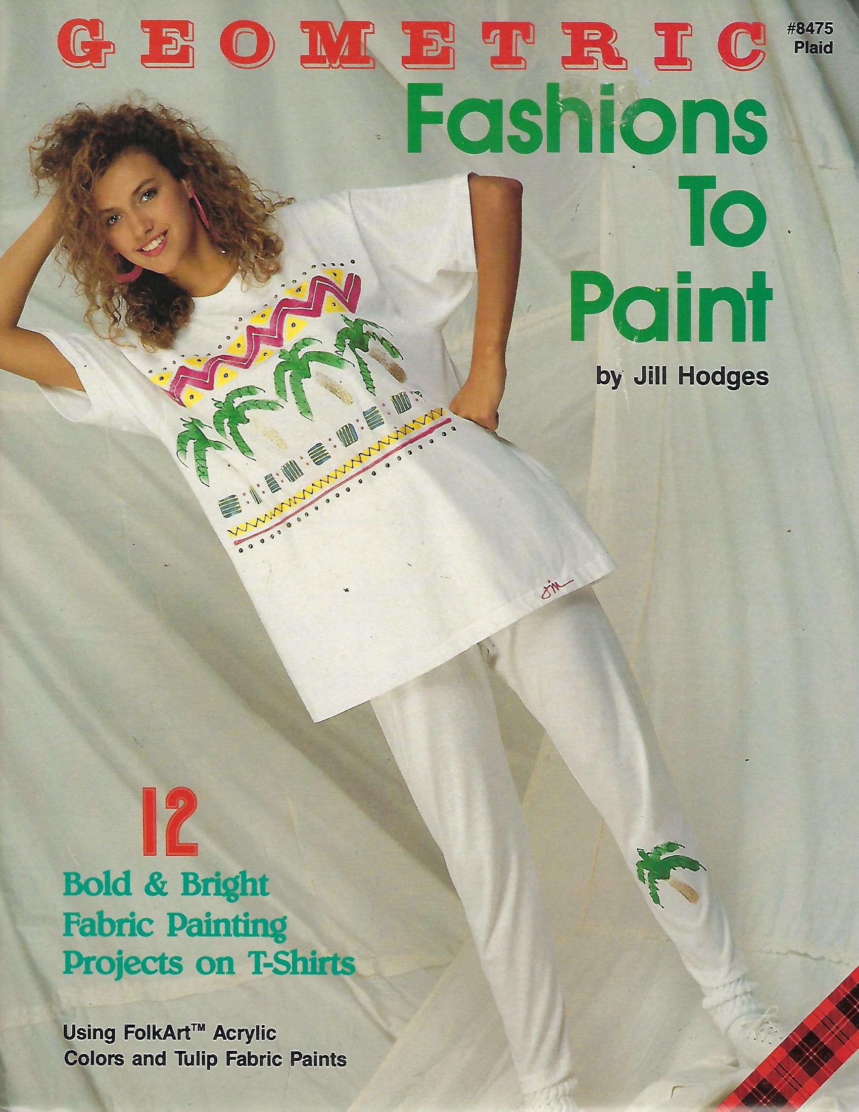 CLEARANCE: Geometric Fashions to Paint - Jill Hodges