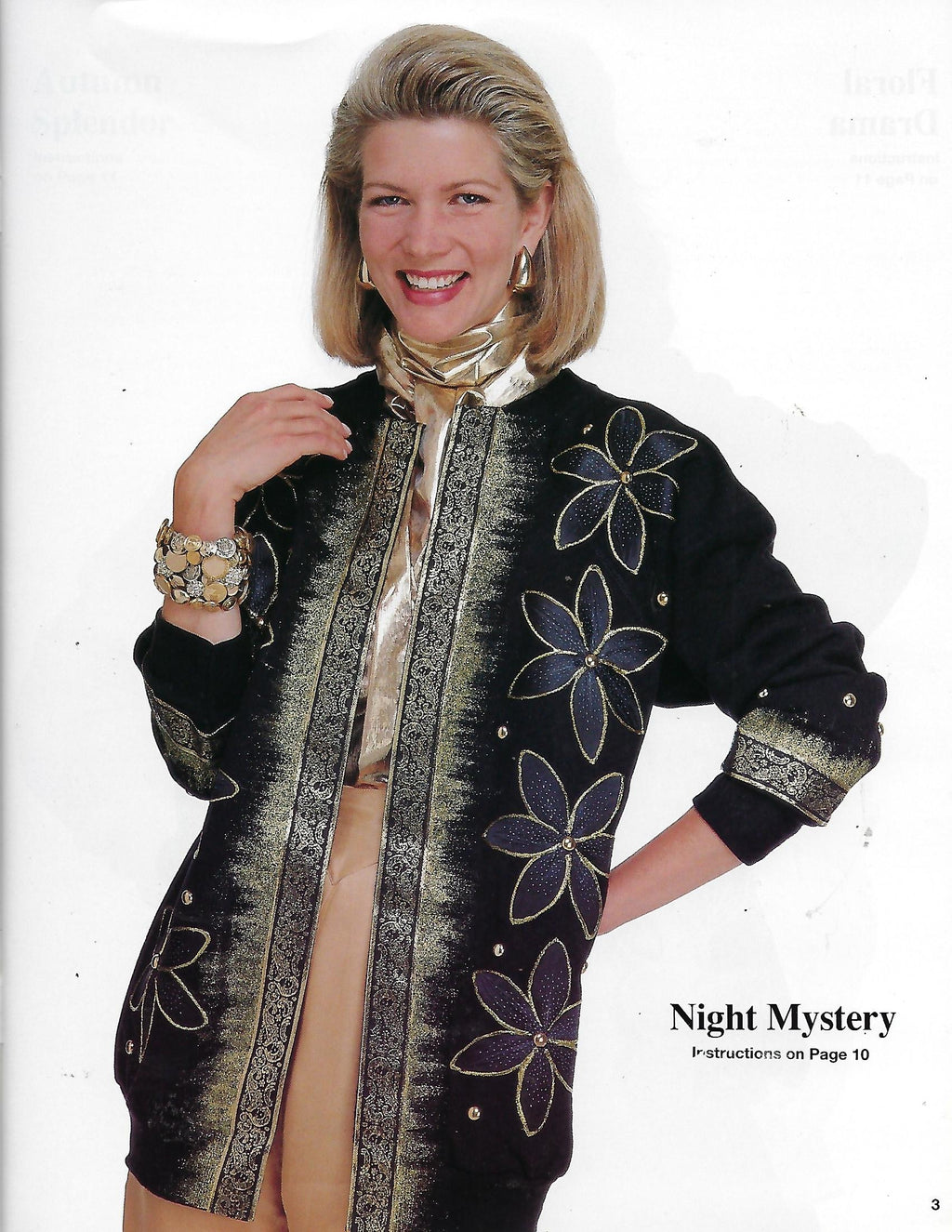 Silk Flower Sweat Jackets - Marion Brizendine