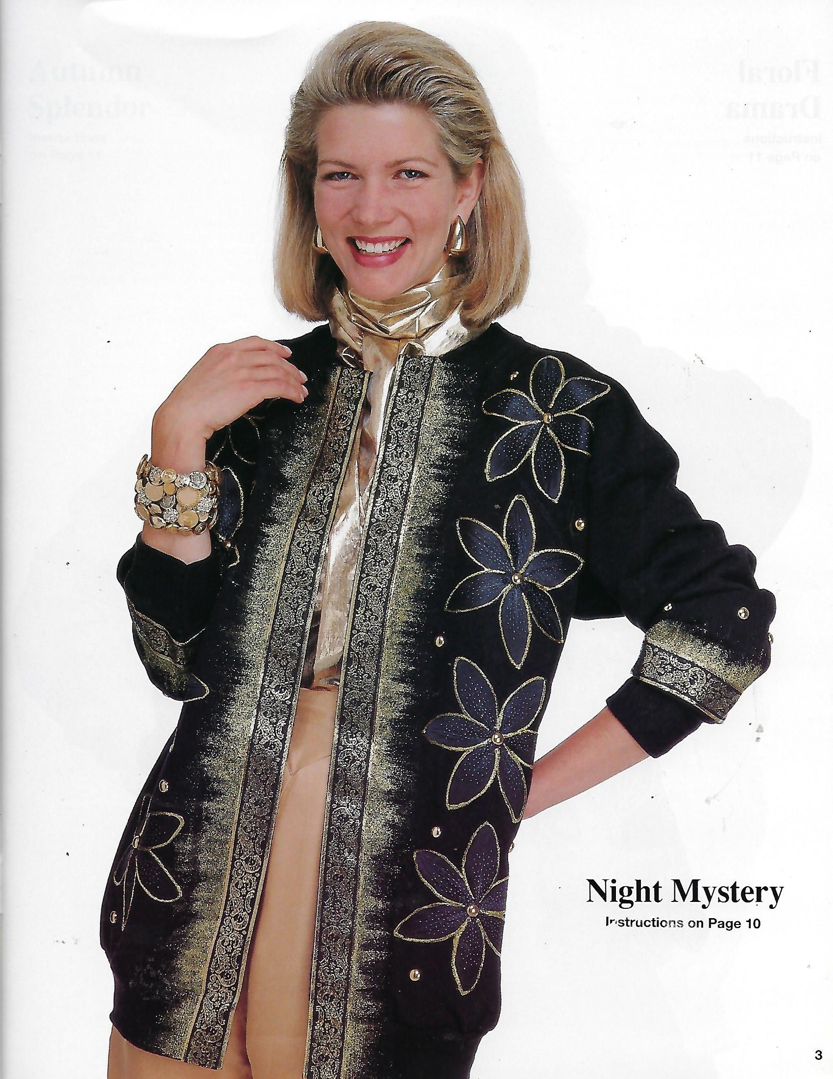Silk Flower Sweat Jackets - Marion Brizendine