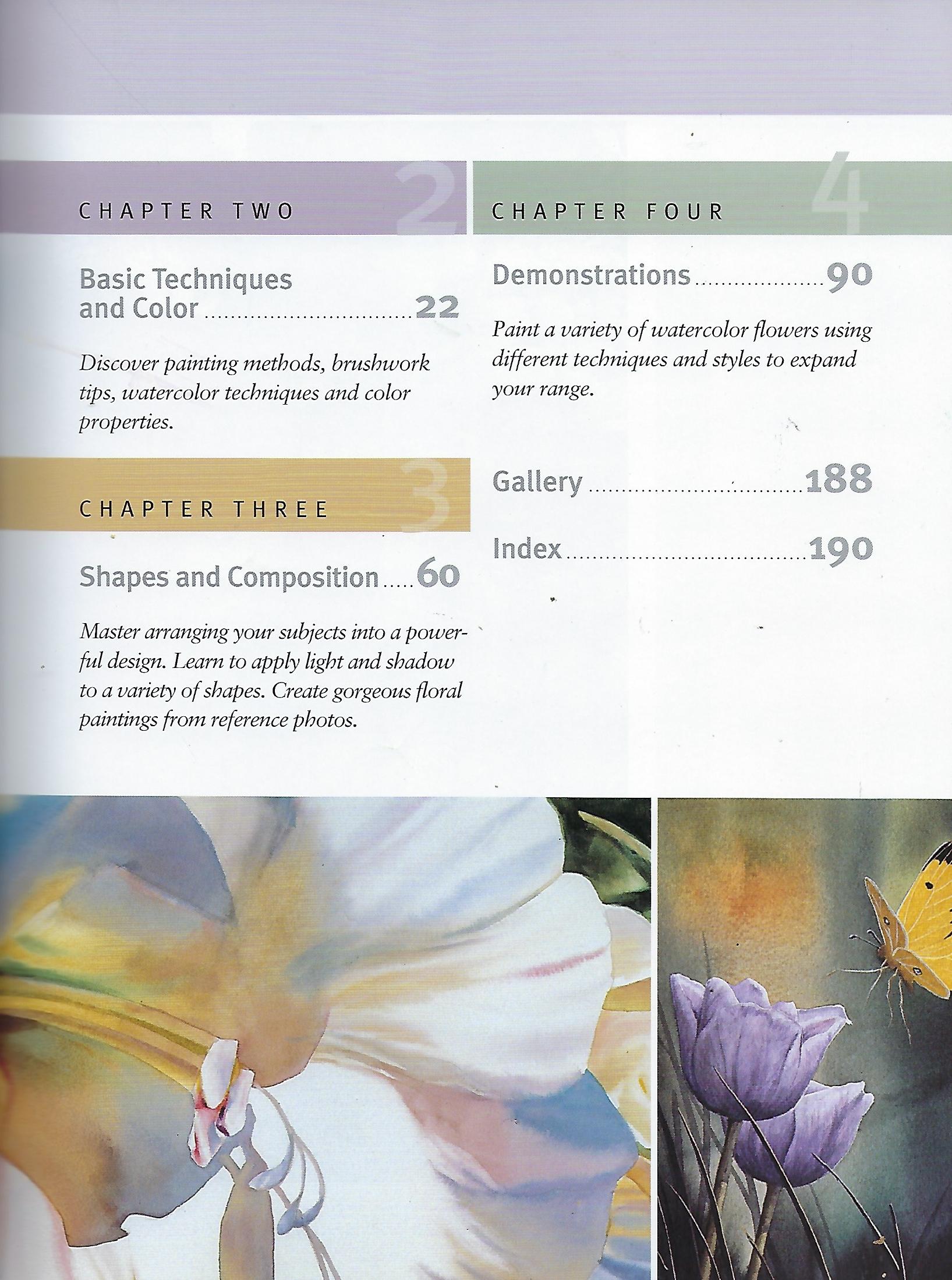 North Light's Big Book Painting Watercolor Flowers - OOP