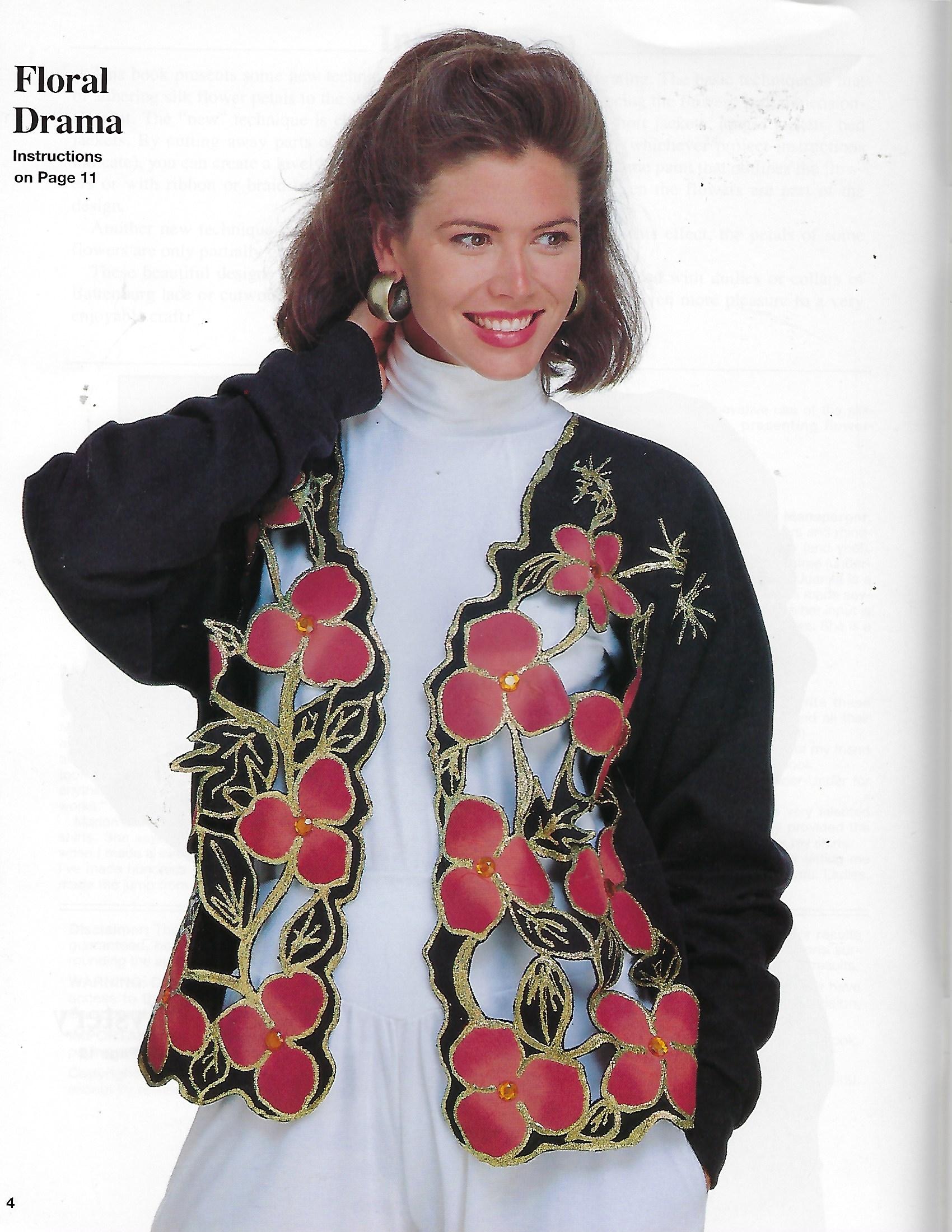 Silk Flower Sweat Jackets - Marion Brizendine